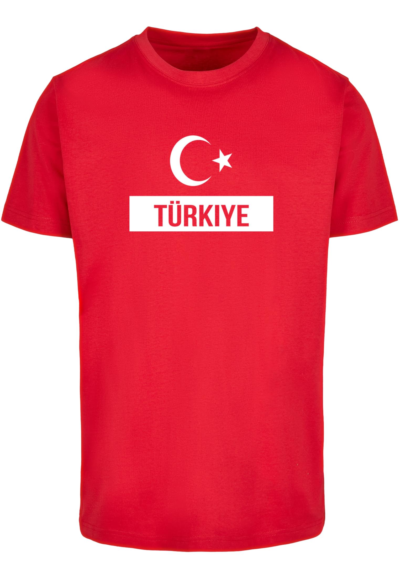 Merchcode Football - Turkey T-Shirt 2 cityred XXL - workoutbrands.com