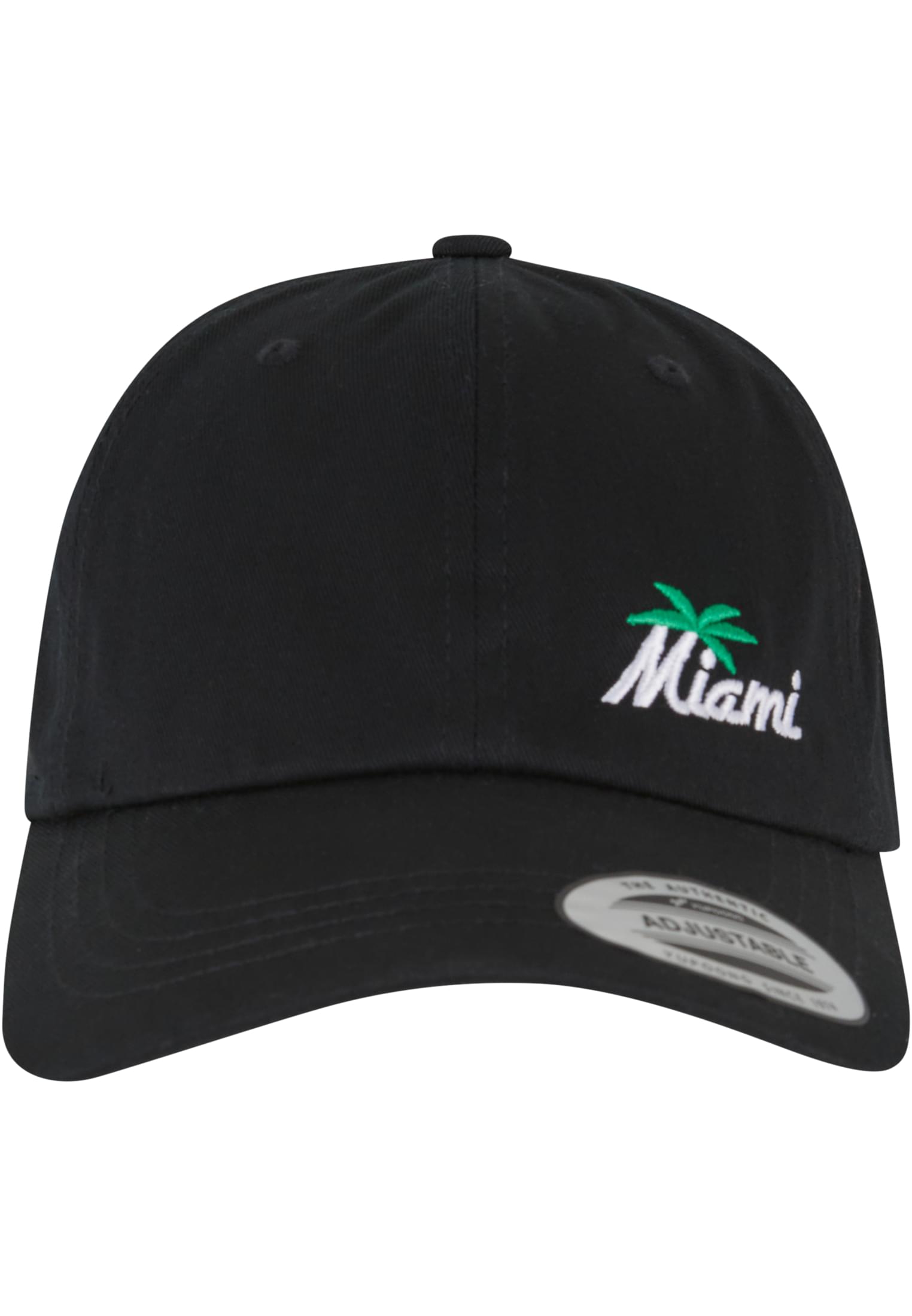 Miami Palm Tree Dad Cap black one size - workoutbrands.com