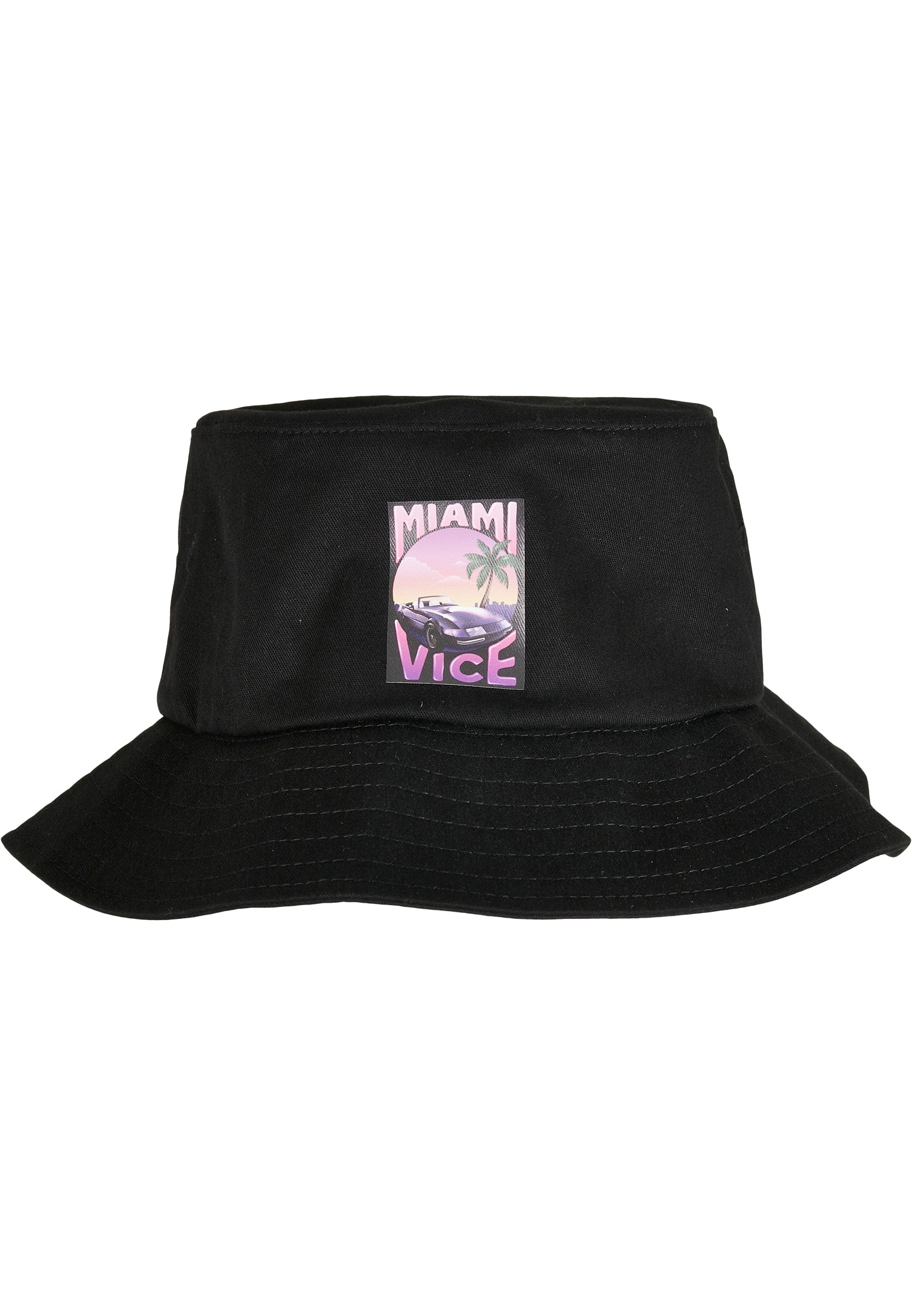 Miami Vice Print Bucket Hat black one size - workoutbrands.com
