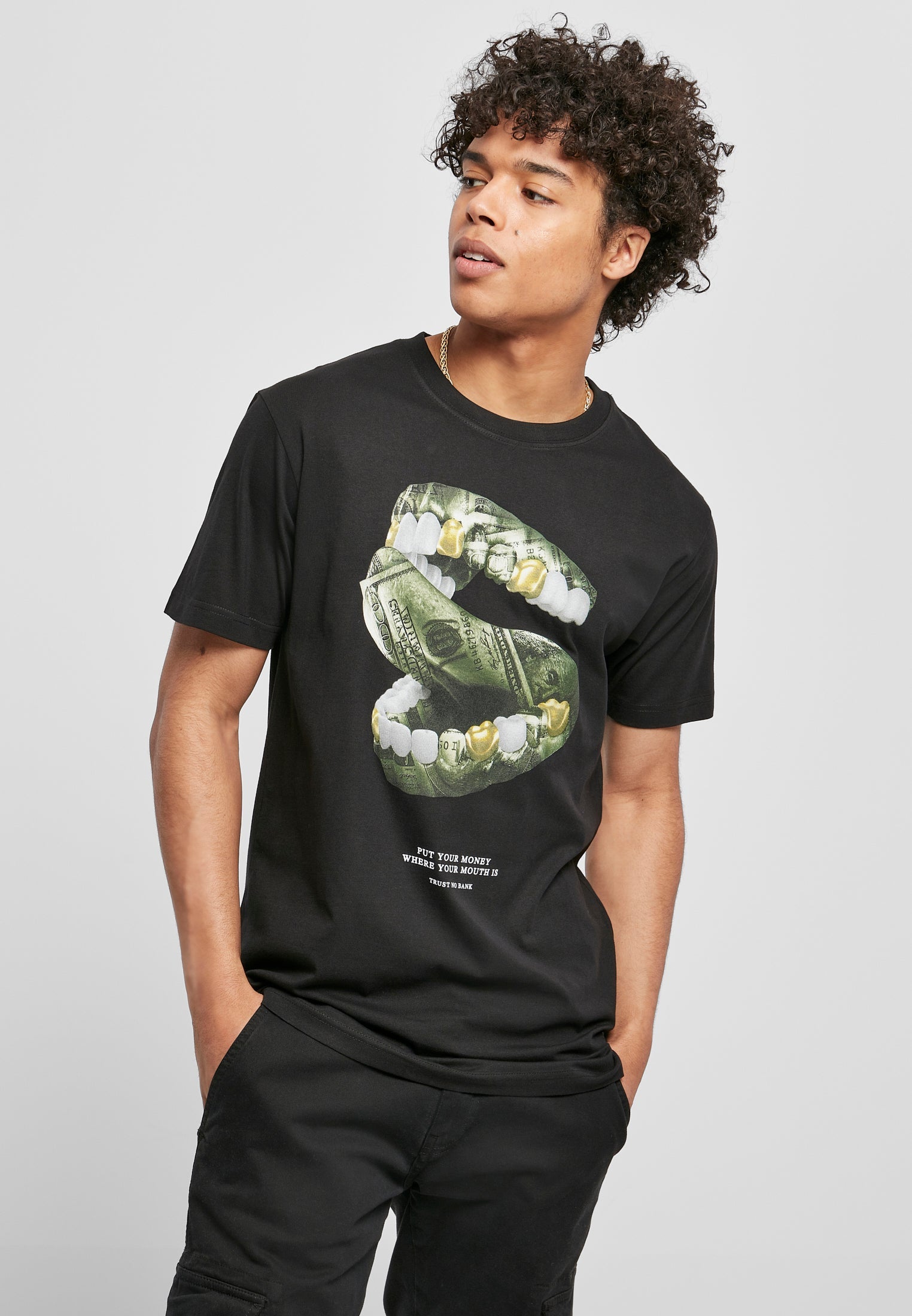 Money Mouth Tee black XXL - workoutbrands.com