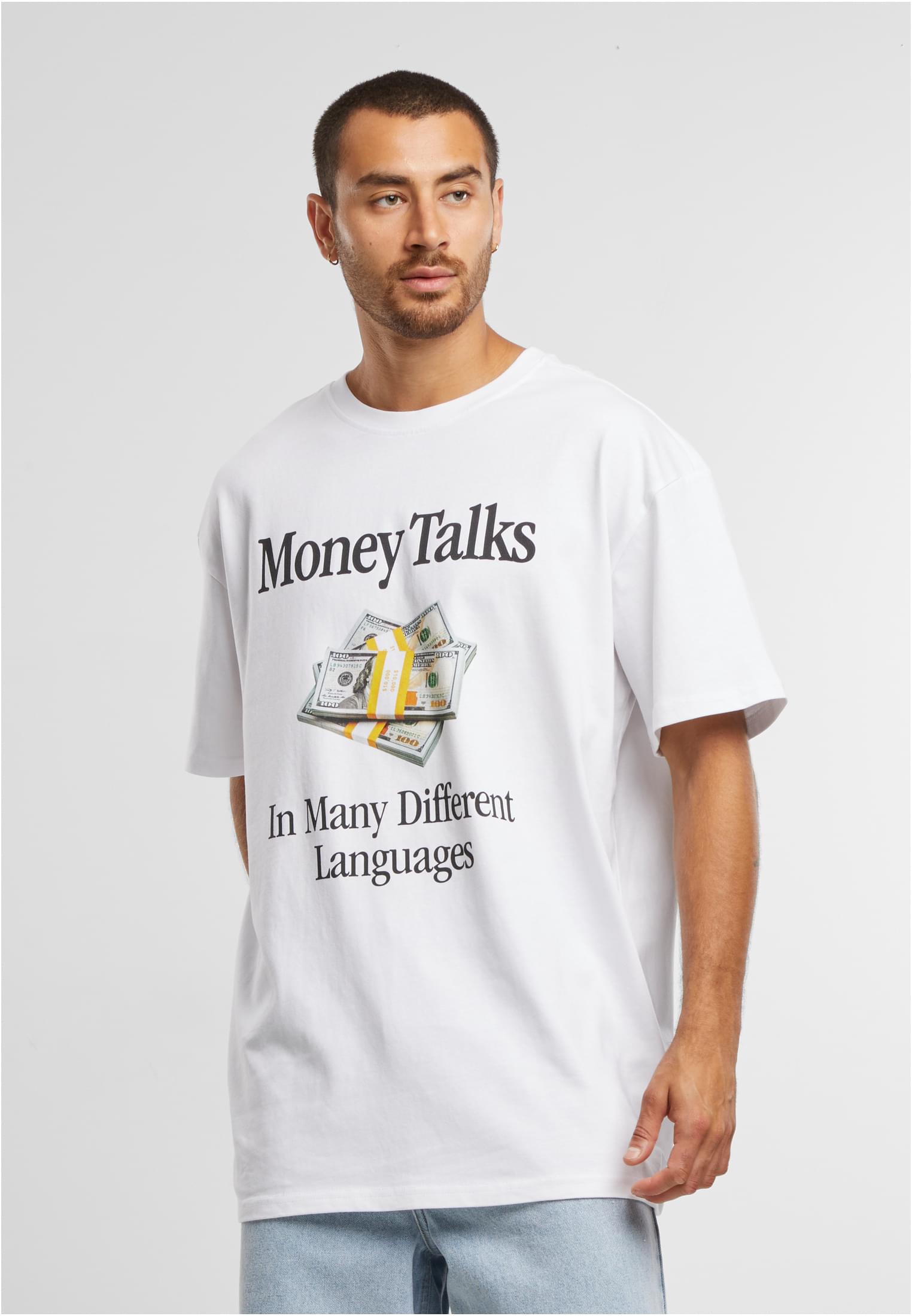 Money Talks Oversize Tee violablue XXL - workoutbrands.com