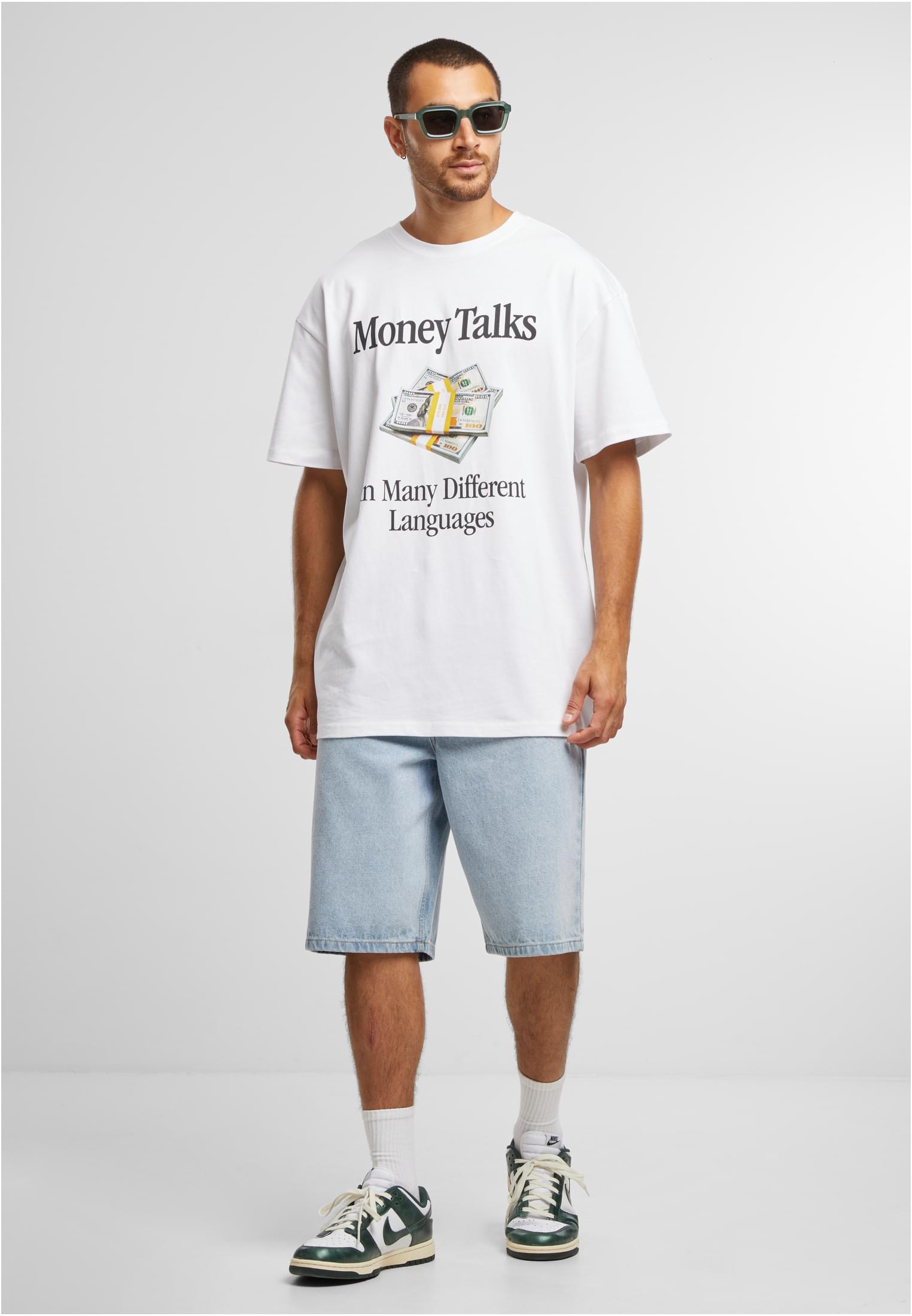 Money Talks Oversize Tee violablue XXL - workoutbrands.com
