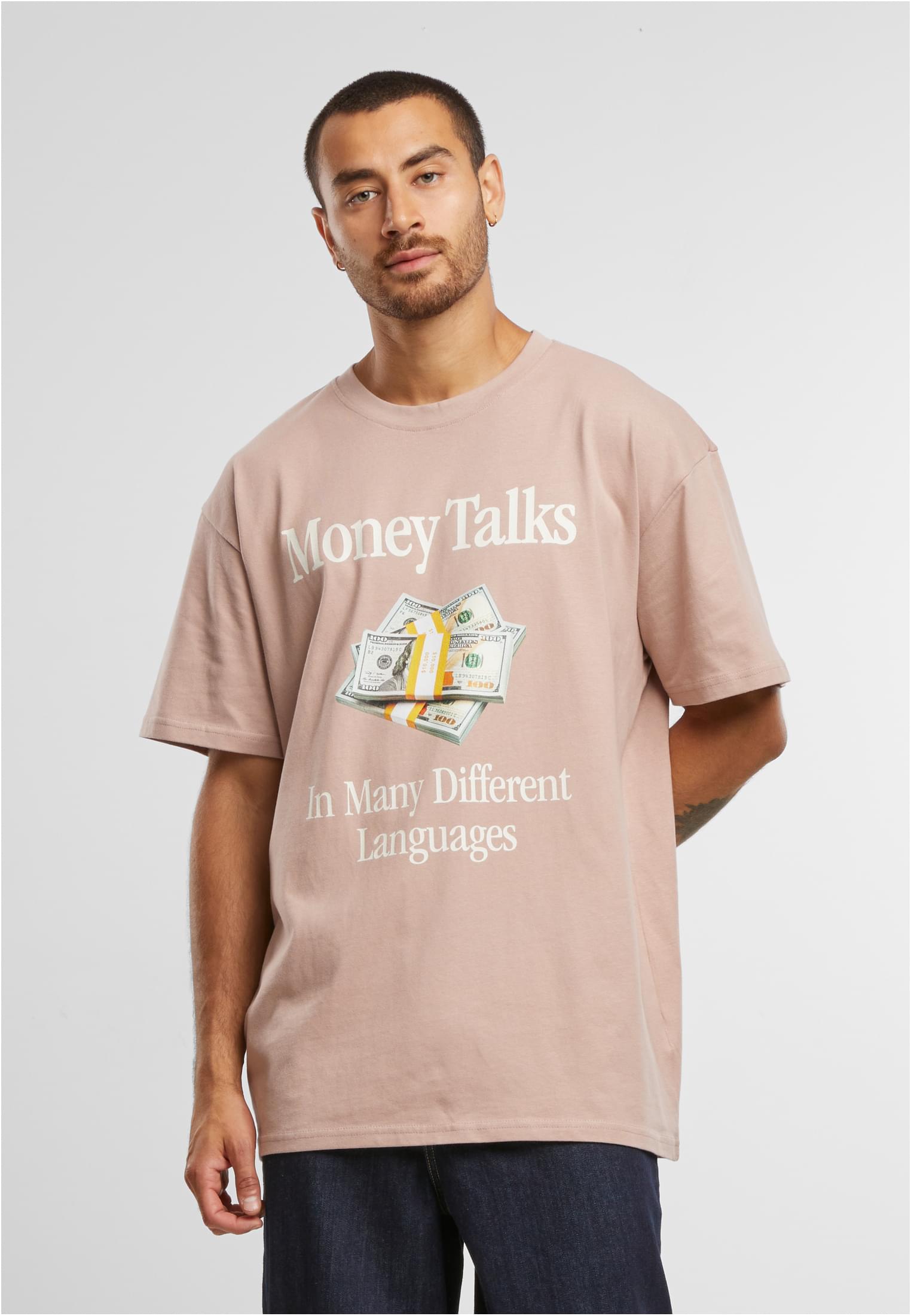 Money Talks Oversize Tee violablue XXL - workoutbrands.com