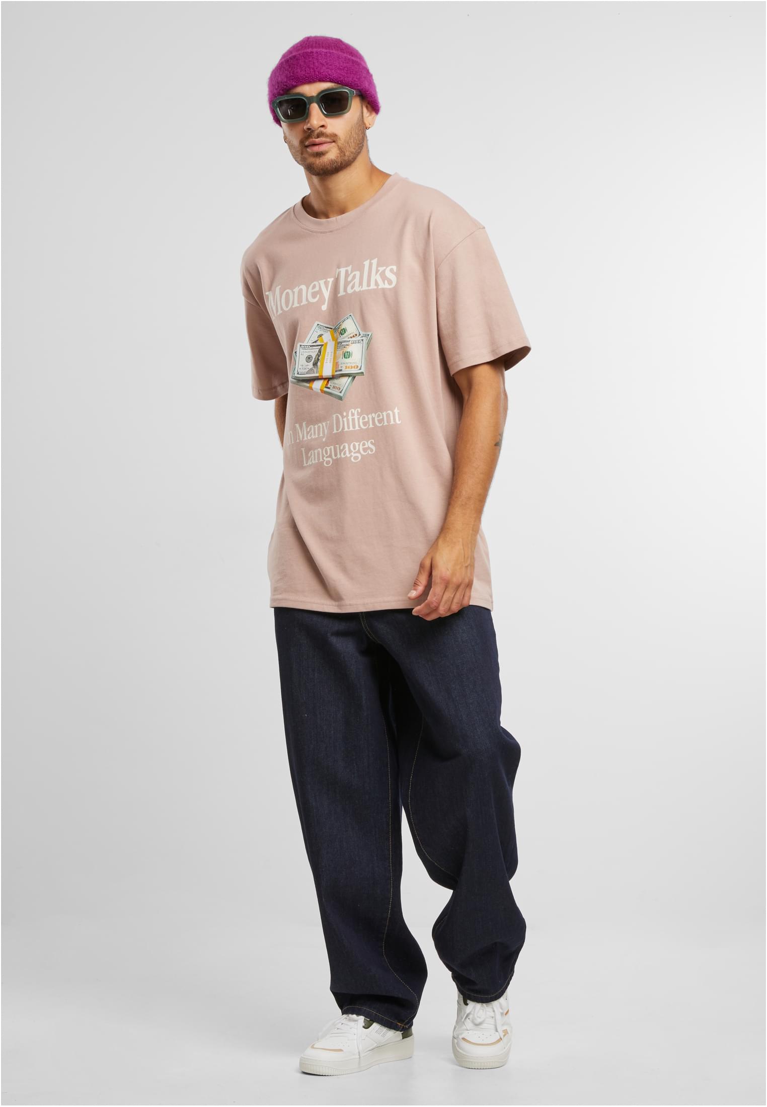 Money Talks Oversize Tee violablue XXL - workoutbrands.com