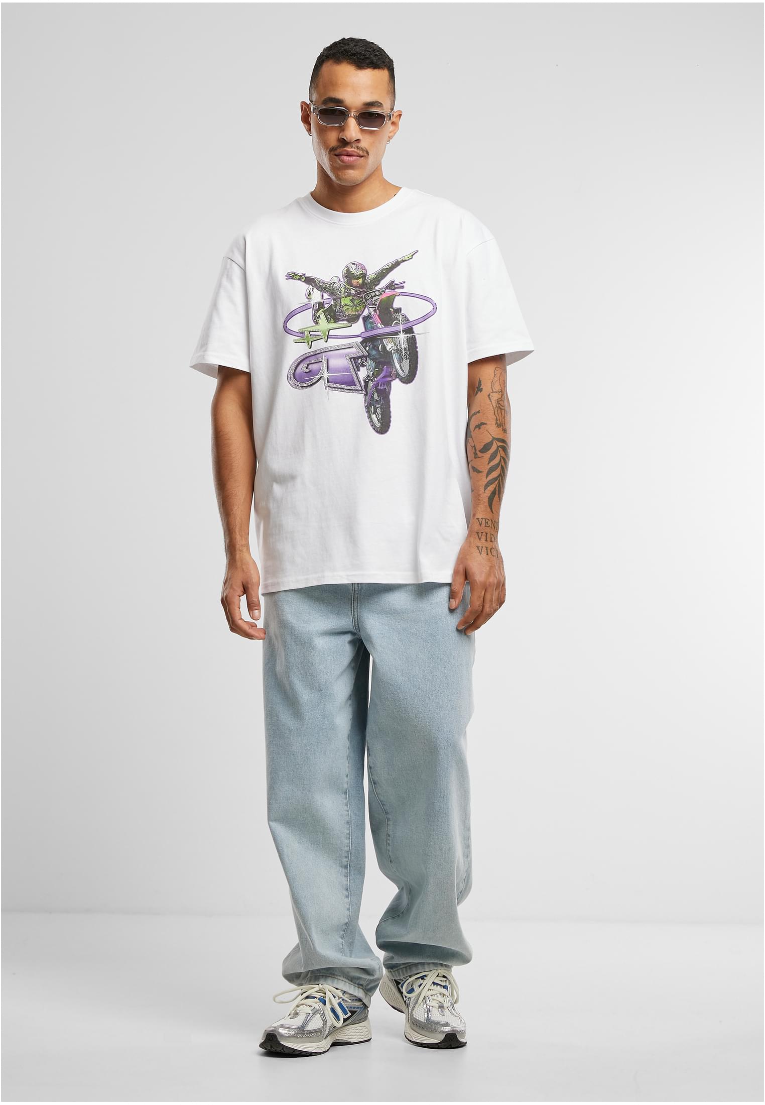 Moto GT Oversize Tee bottlegreen XXL - workoutbrands.com