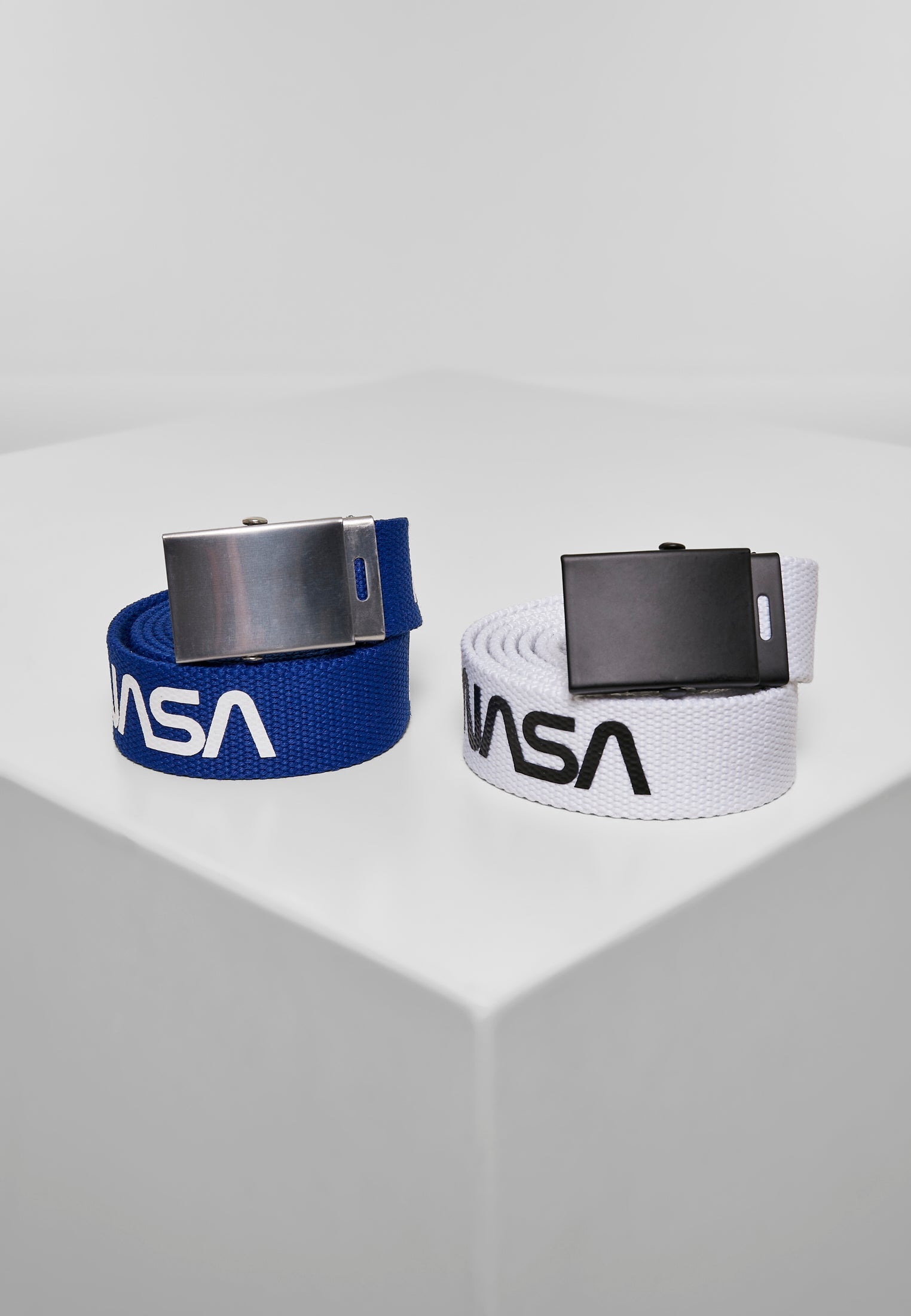 NASA Belt 2-Pack extra long blue/wht one size - workoutbrands.com