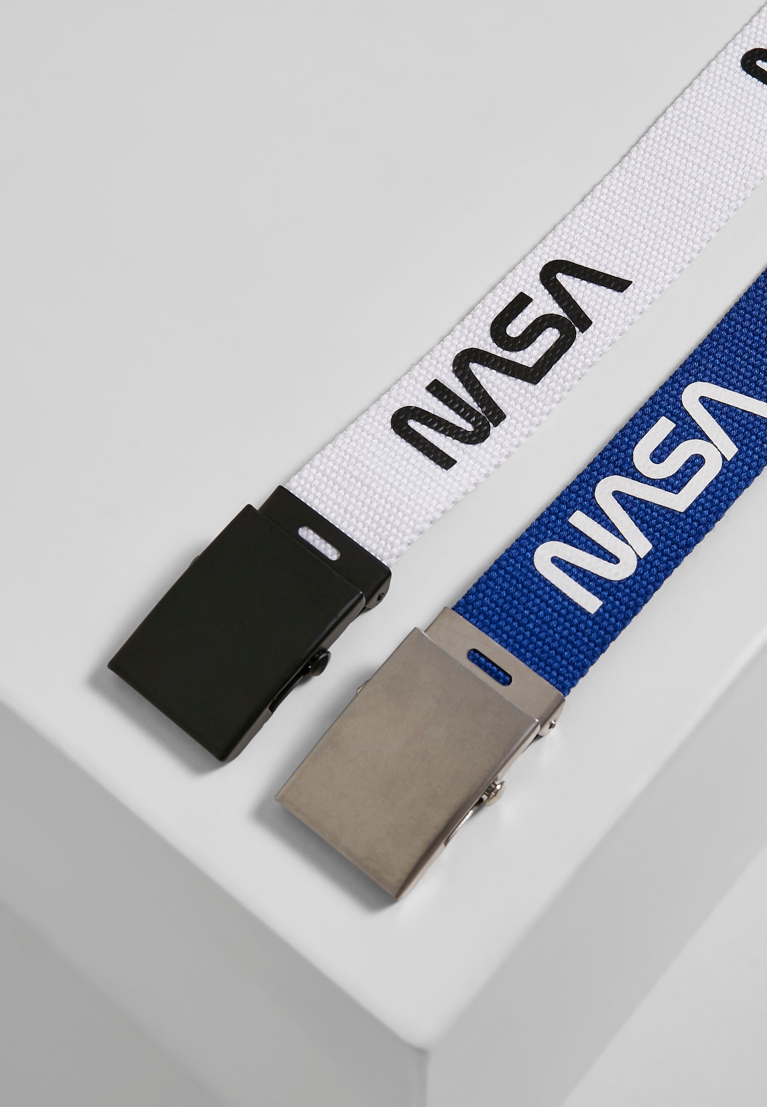 NASA Belt 2-Pack extra long blue/wht one size - workoutbrands.com