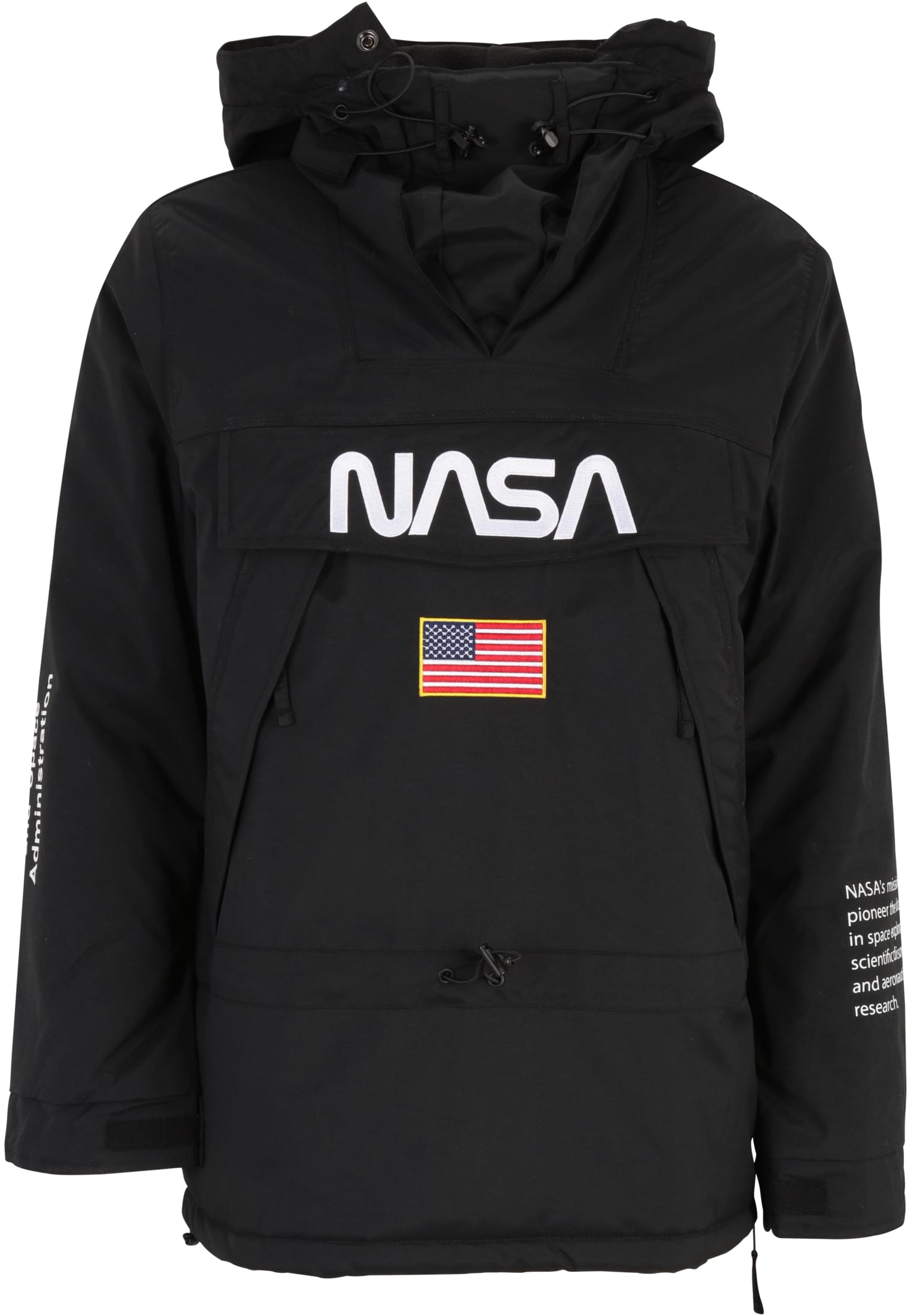 NASA Windbreaker black XXL - workoutbrands.com