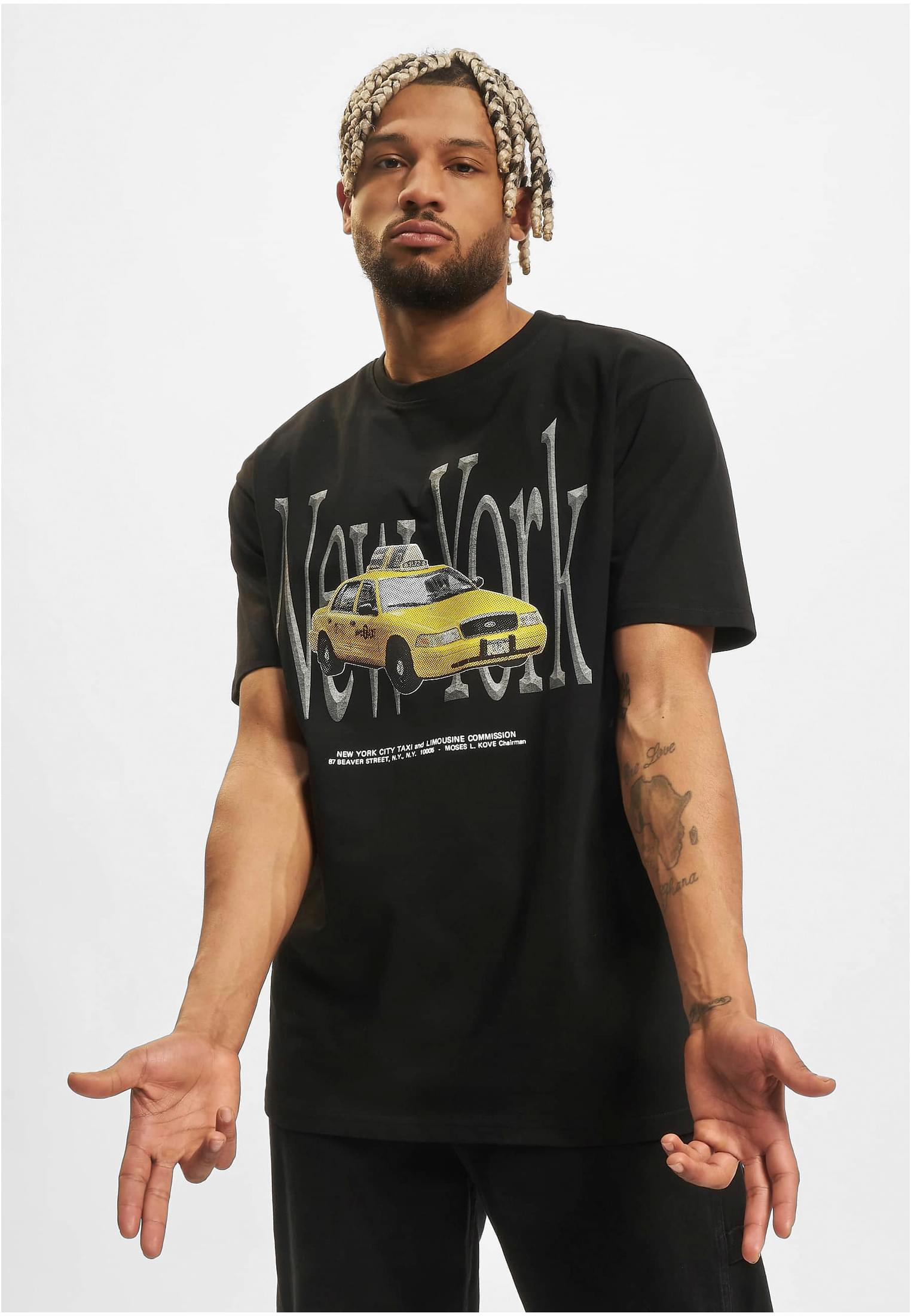 NY Taxi Oversize Tee black XXL - workoutbrands.com