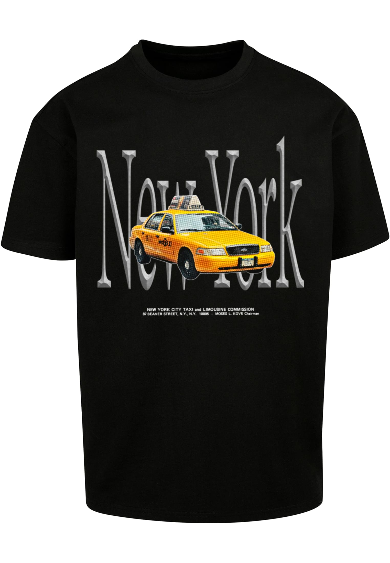 NY Taxi Oversize Tee black XXL - workoutbrands.com
