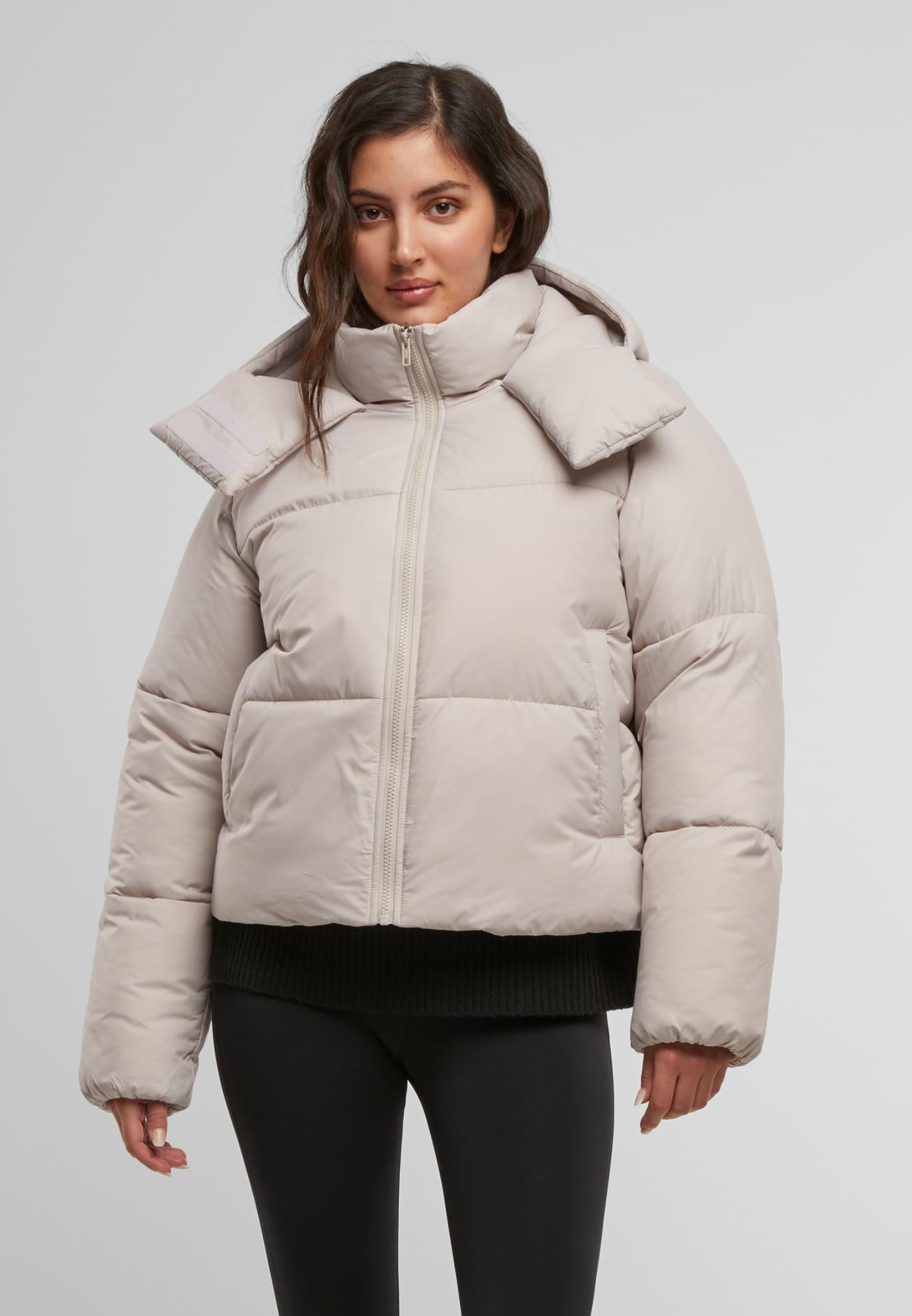 UC Hooded Collar Puffer Jacket
