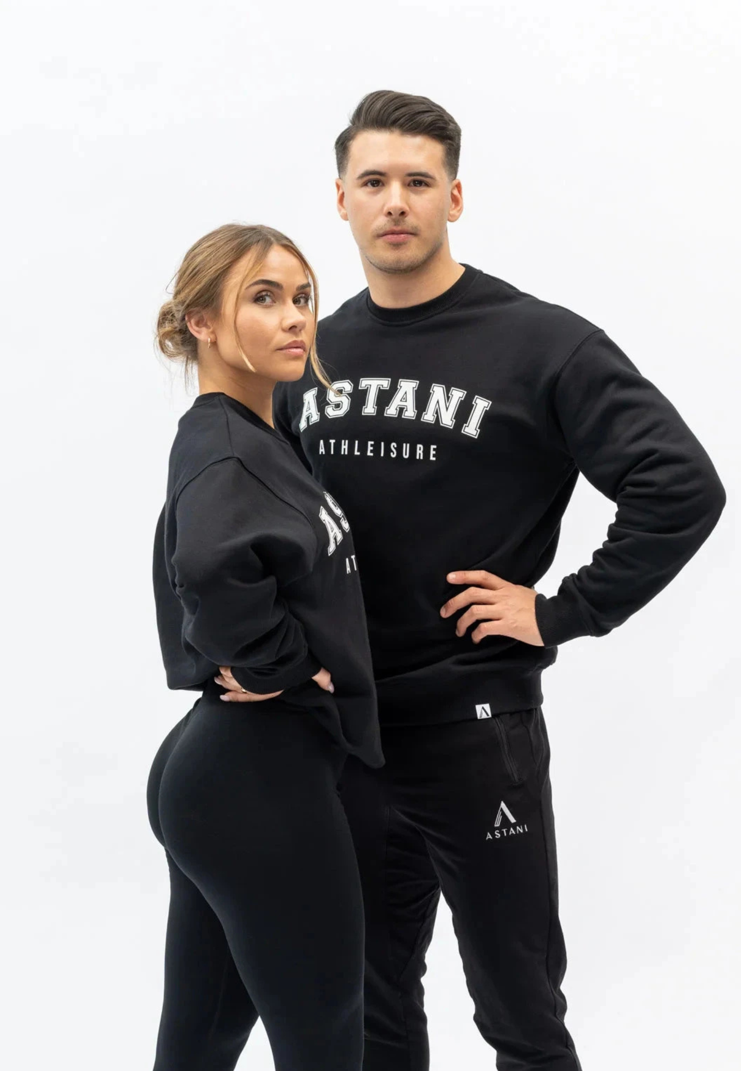 A Modena Unisex Sweatshirt - Black