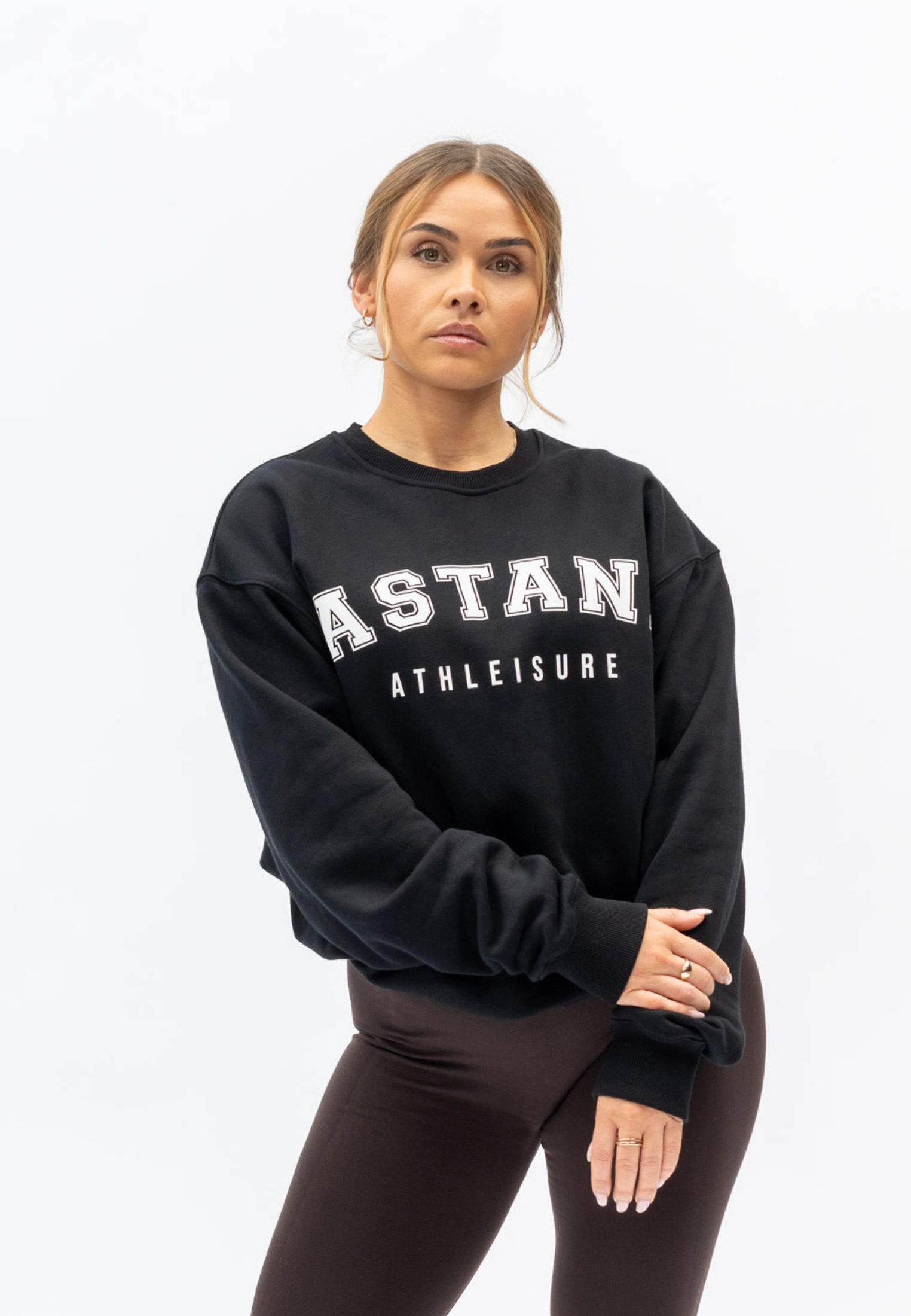 Модена унисекс дуксерица - црна