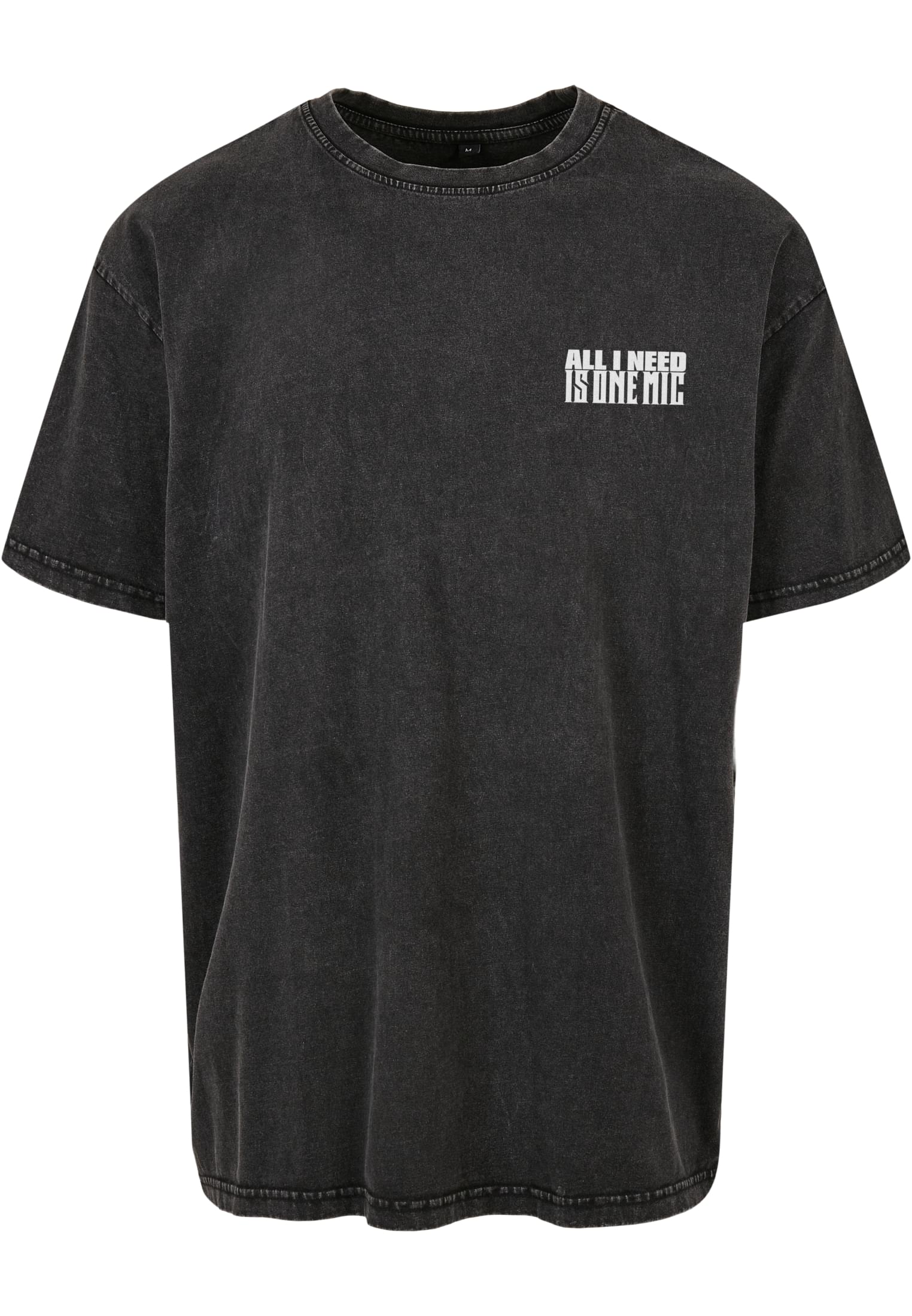 Nas Stillmatic Acid Washed Oversize Tee black XXL - workoutbrands.com