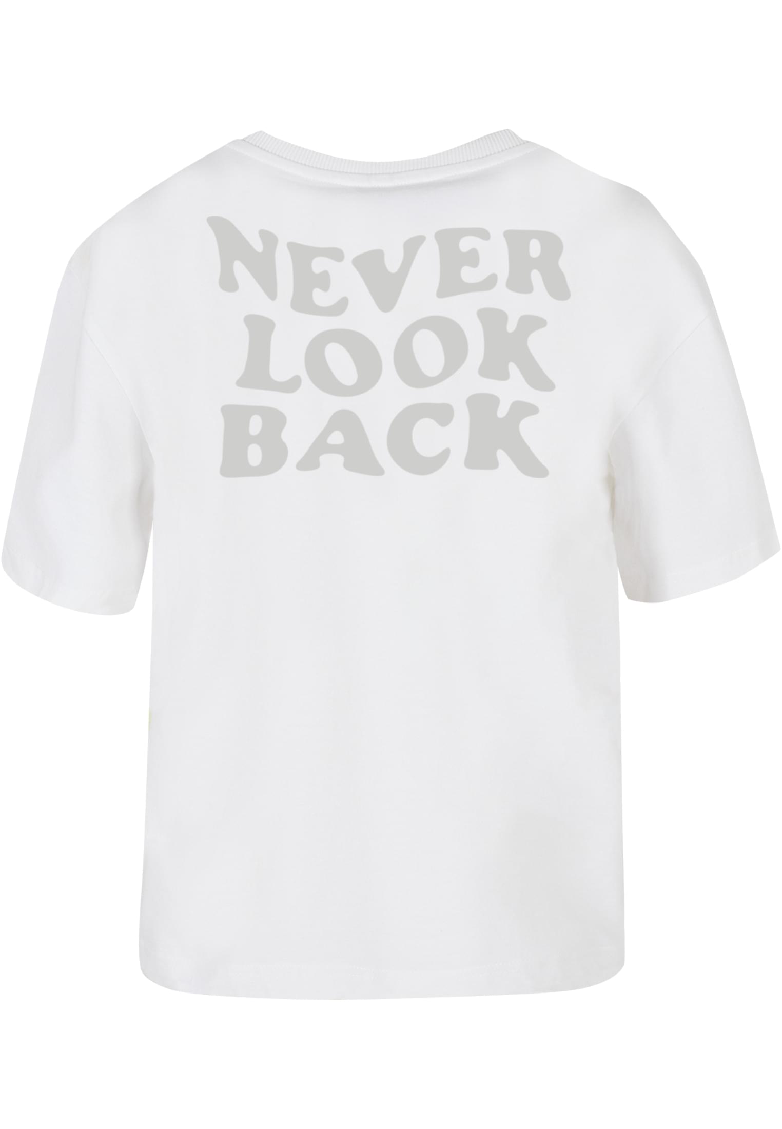 Never Look Back Tee white XXL - workoutbrands.com