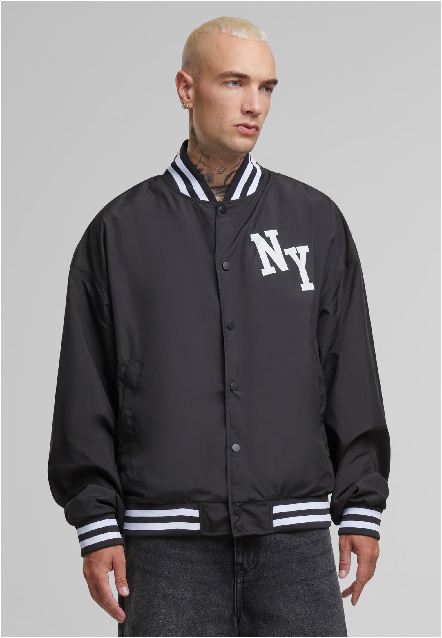 New York Arc Light College Jacket black XXL - workoutbrands.com