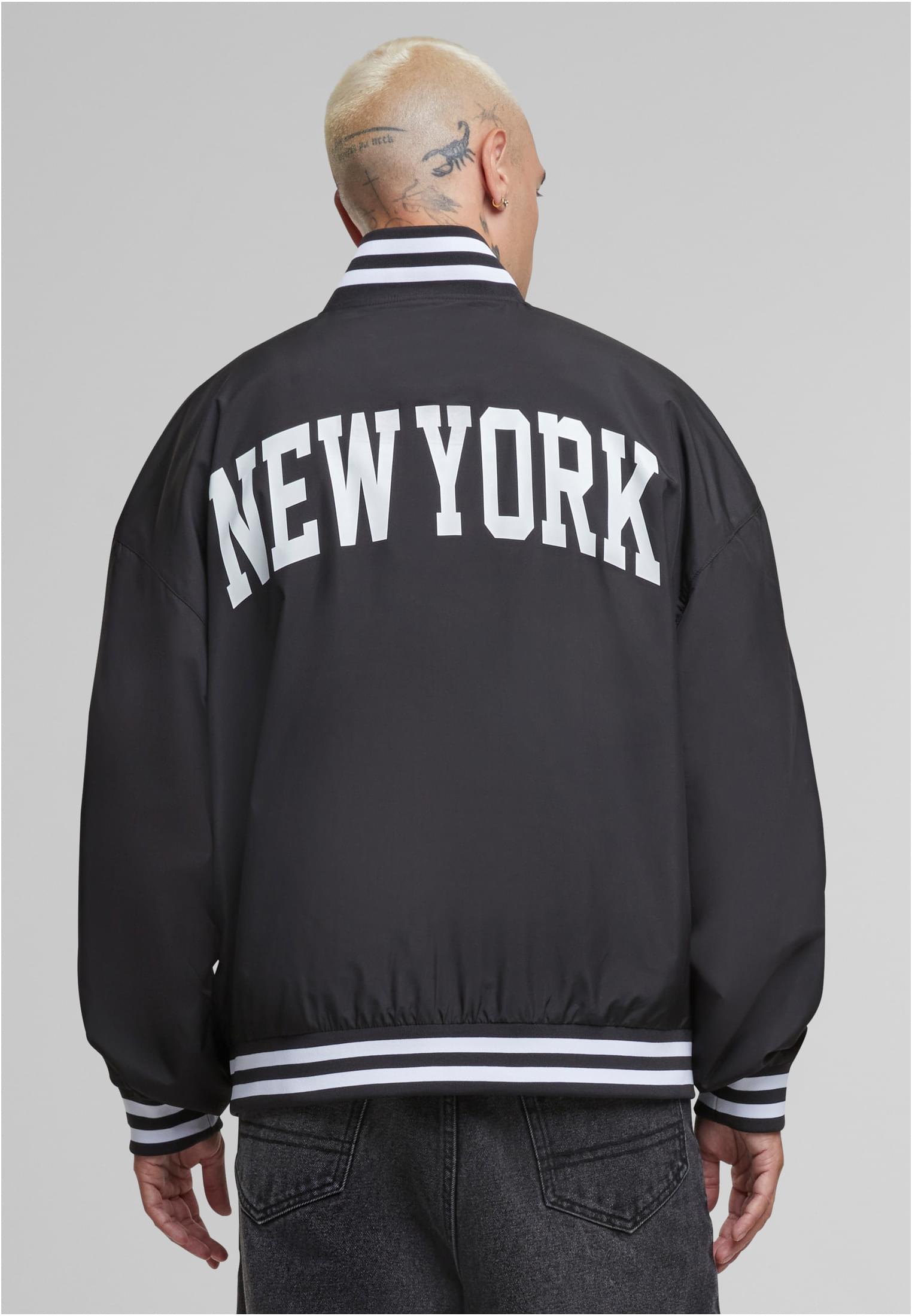 New York Arc Light College Jacket black XXL - workoutbrands.com