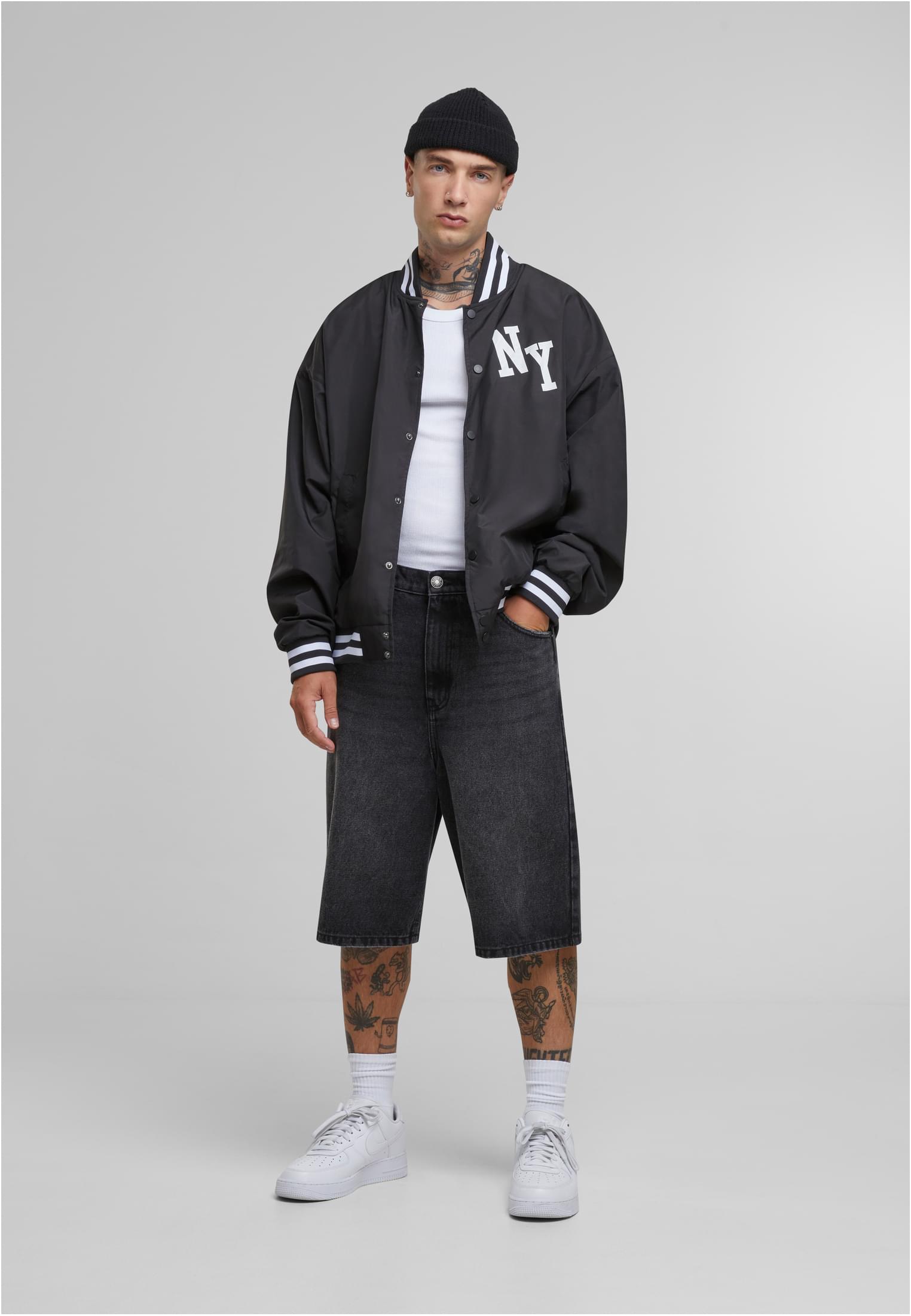 New York Arc Light College Jacket black XXL - workoutbrands.com