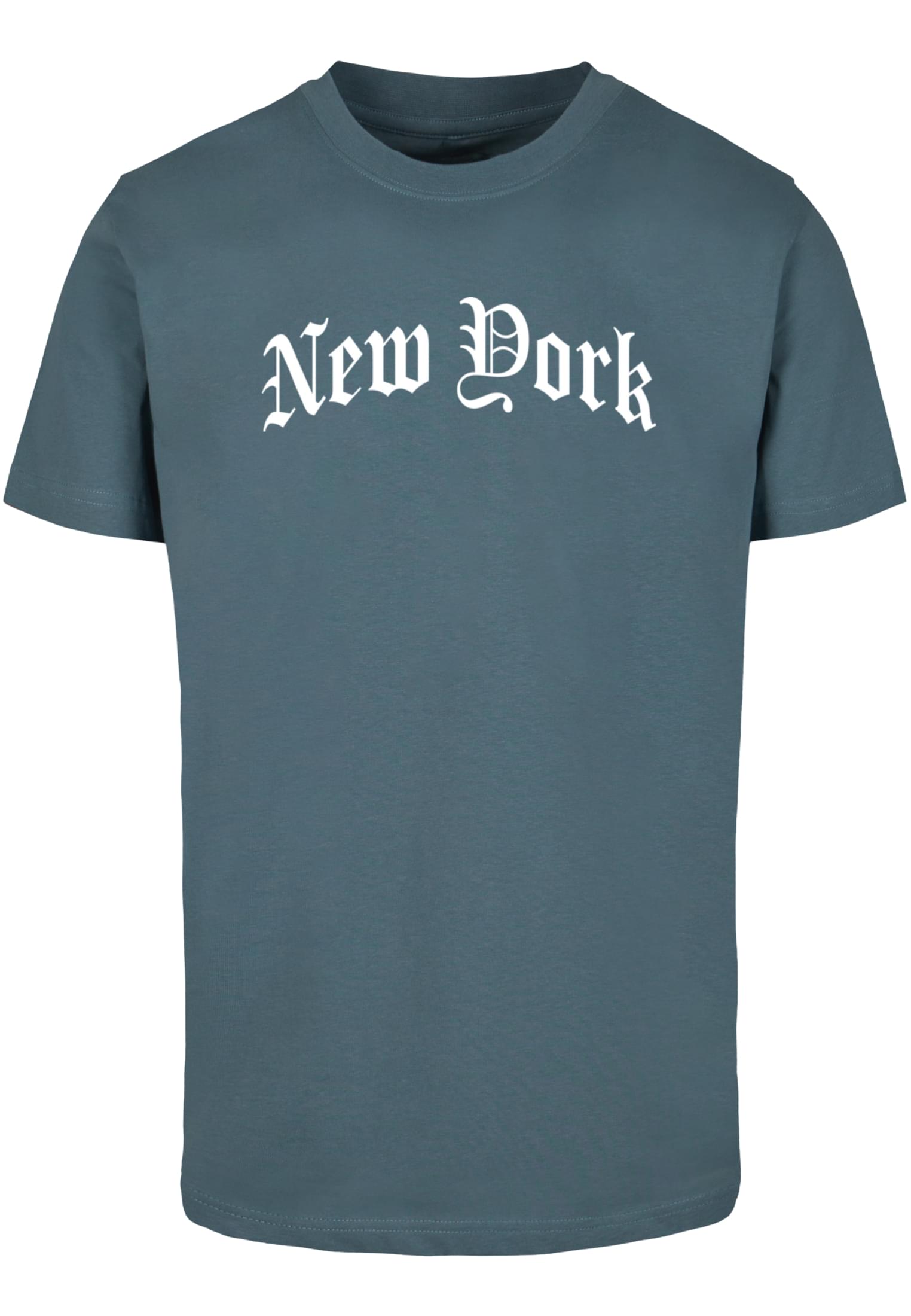 New York Wording Tee dustyblue XXL - workoutbrands.com