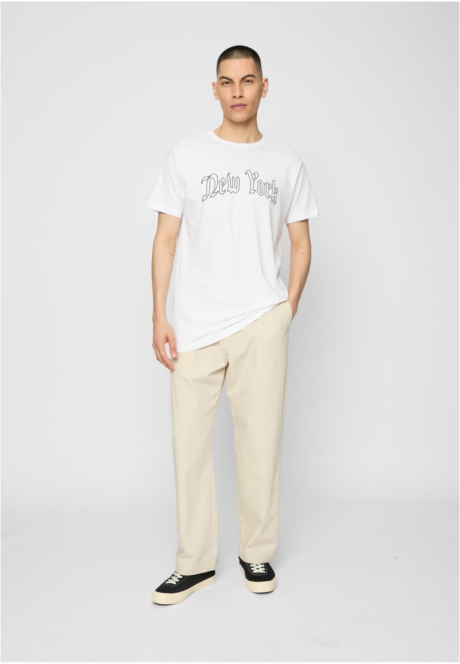 New York Wording Tee white XL - workoutbrands.com