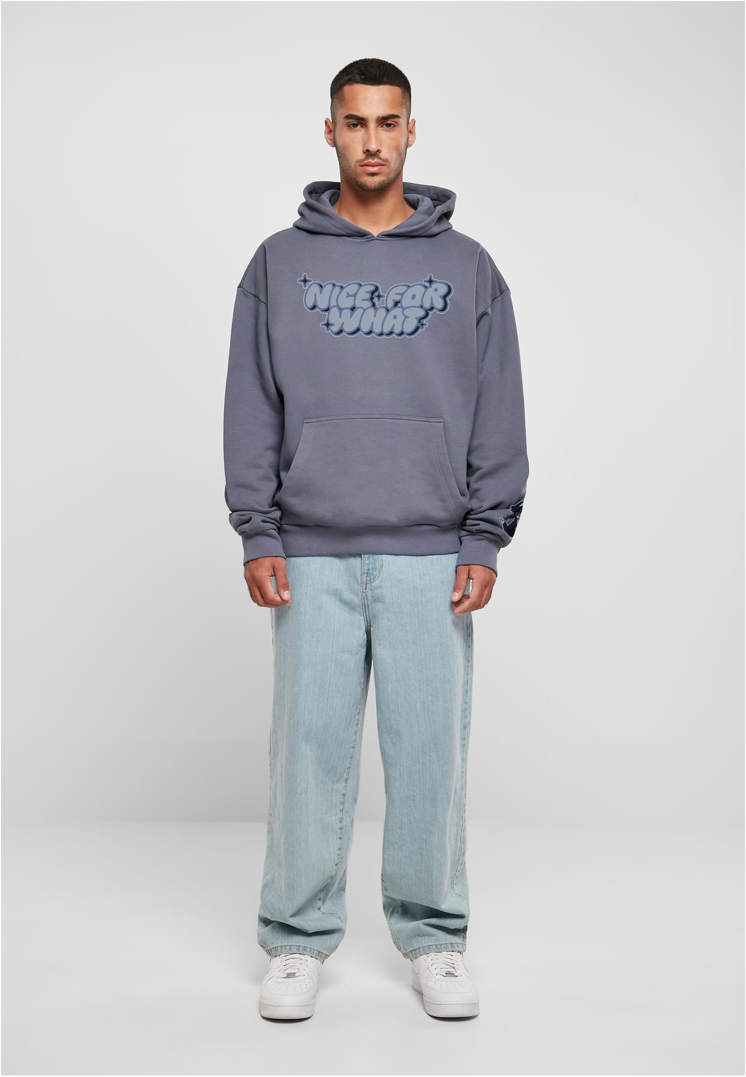 Nice for what Ultra Heavy Oversize Hoodie vintageblue XXL - workoutbrands.com