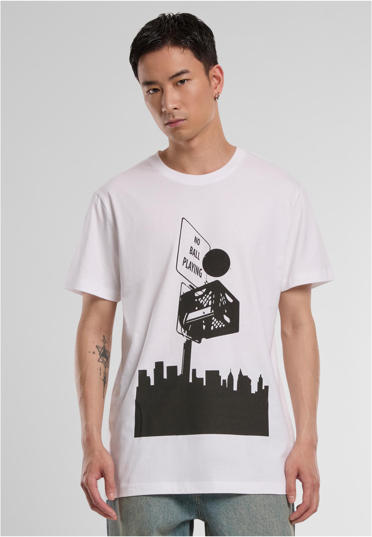 No Ball Tee white XXL - workoutbrands.com