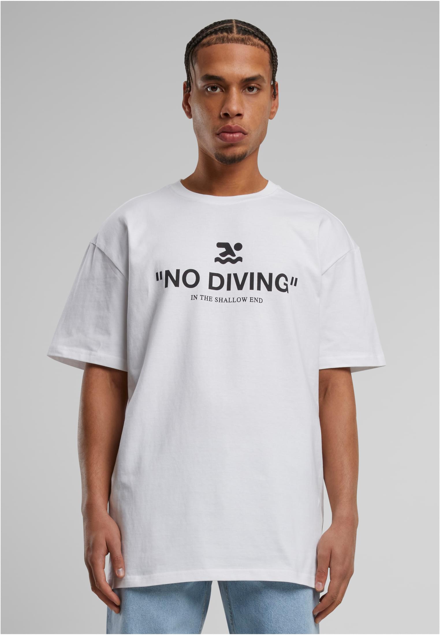 No Diving Heavy Oversize Tee berylblue XXL - workoutbrands.com