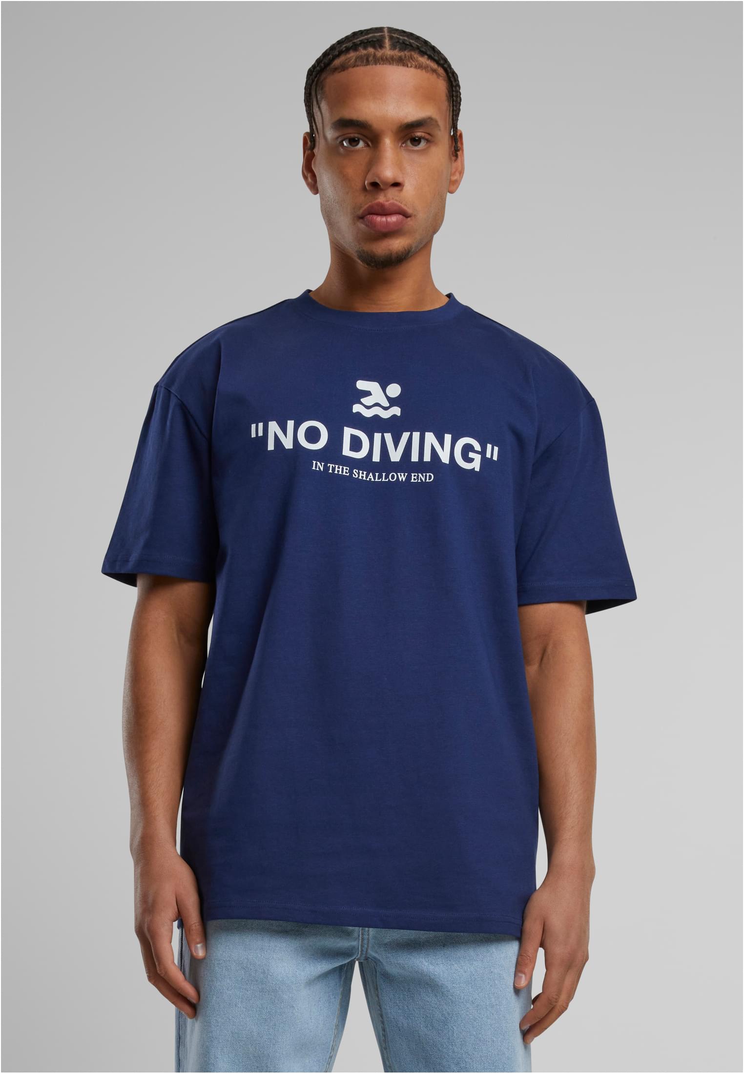 No Diving Heavy Oversize Tee berylblue XXL - workoutbrands.com