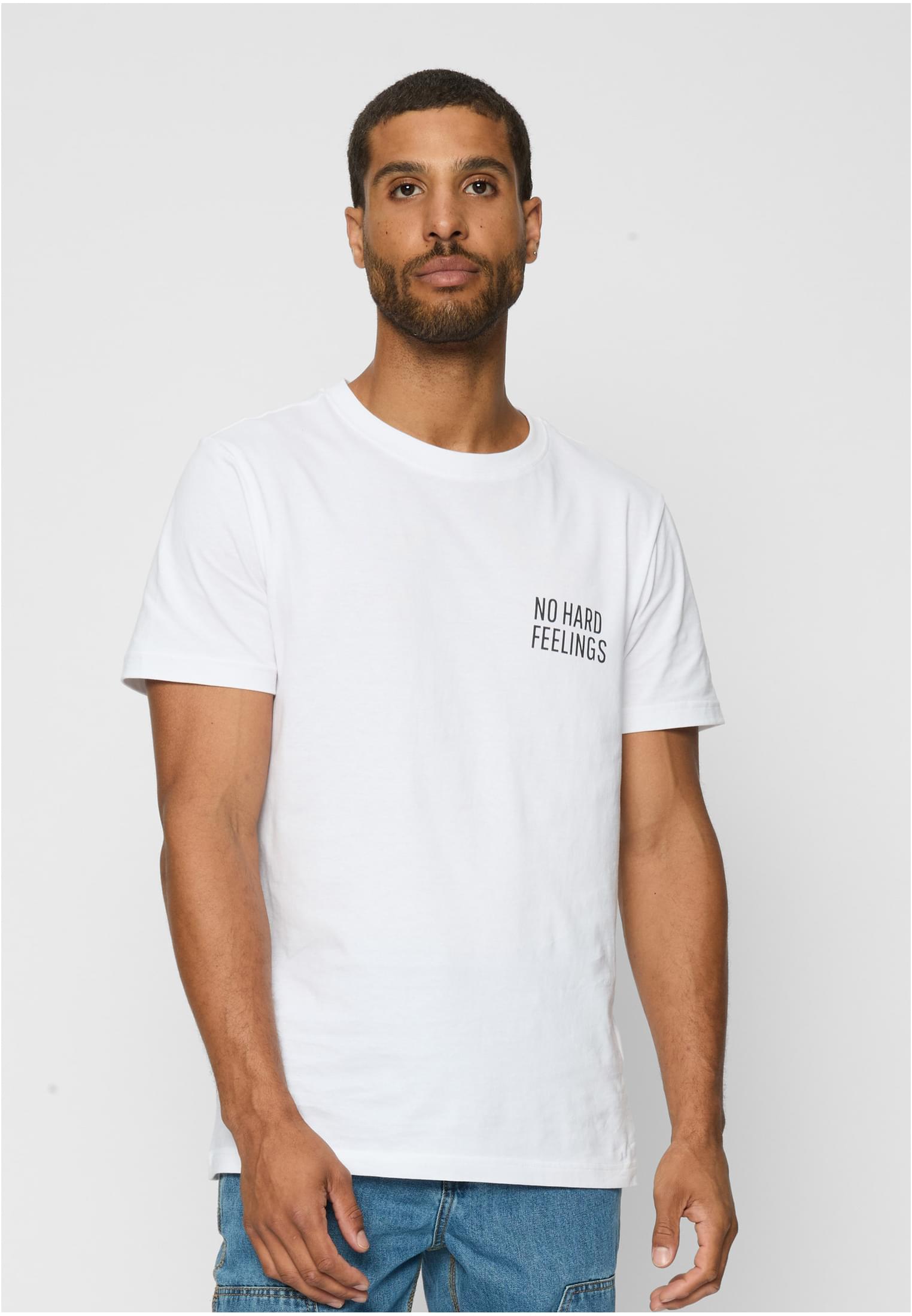 No Hard Feelings Tee white XXL - workoutbrands.com