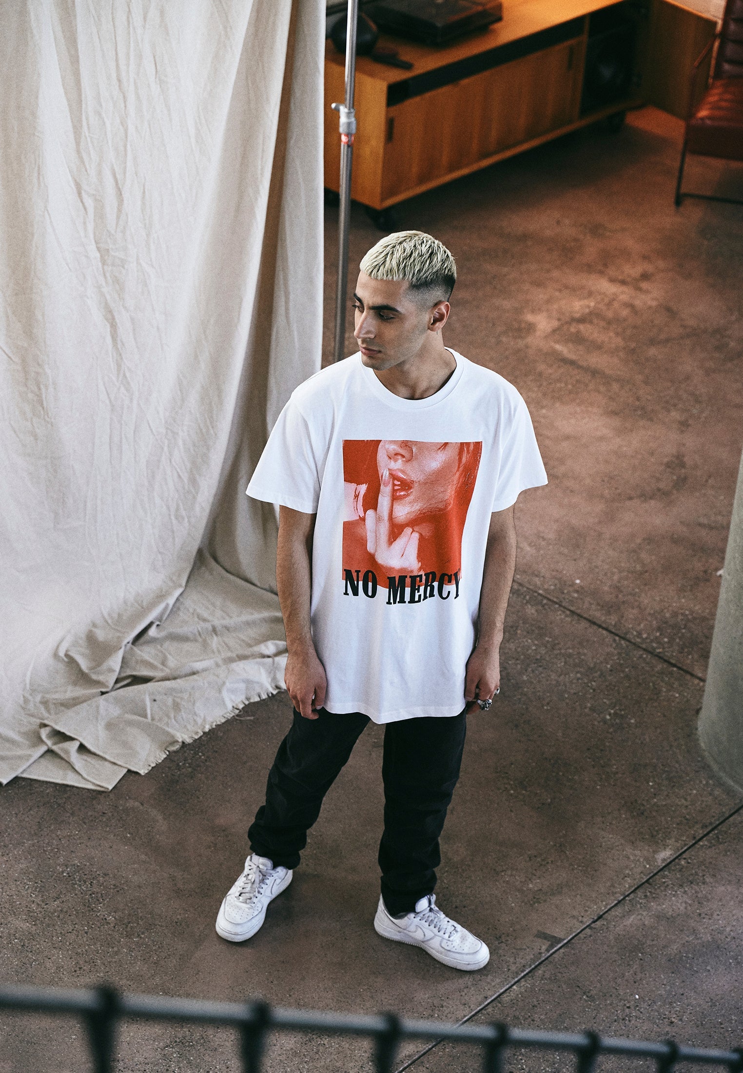 No Mercy Tee white XXL - workoutbrands.com