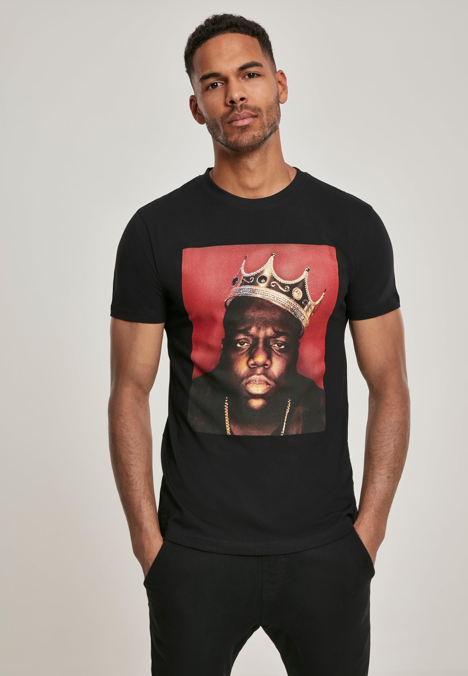 Notorious Big Crown Tee black XXL - workoutbrands.com