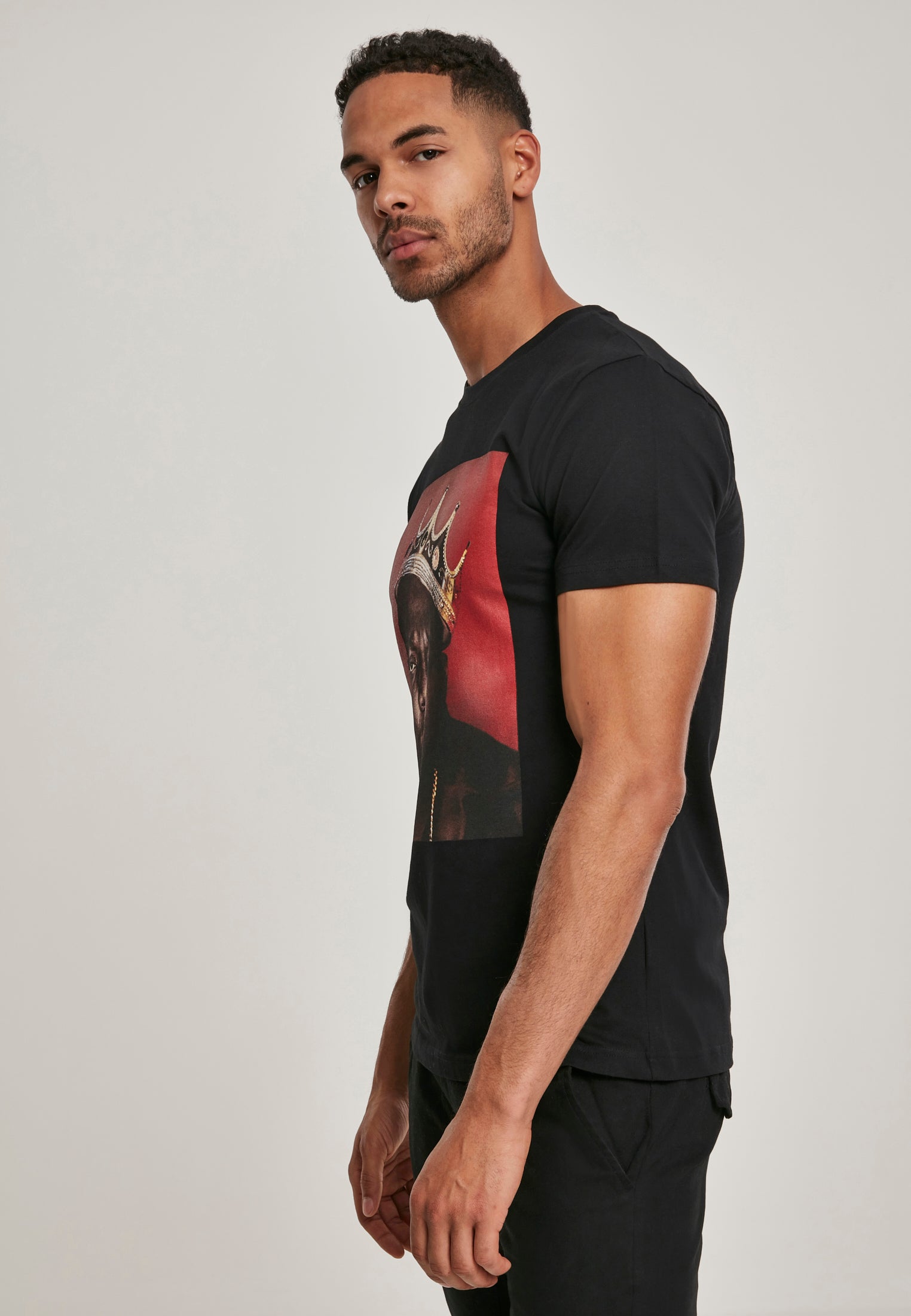 Notorious Big Crown Tee black XXL - workoutbrands.com