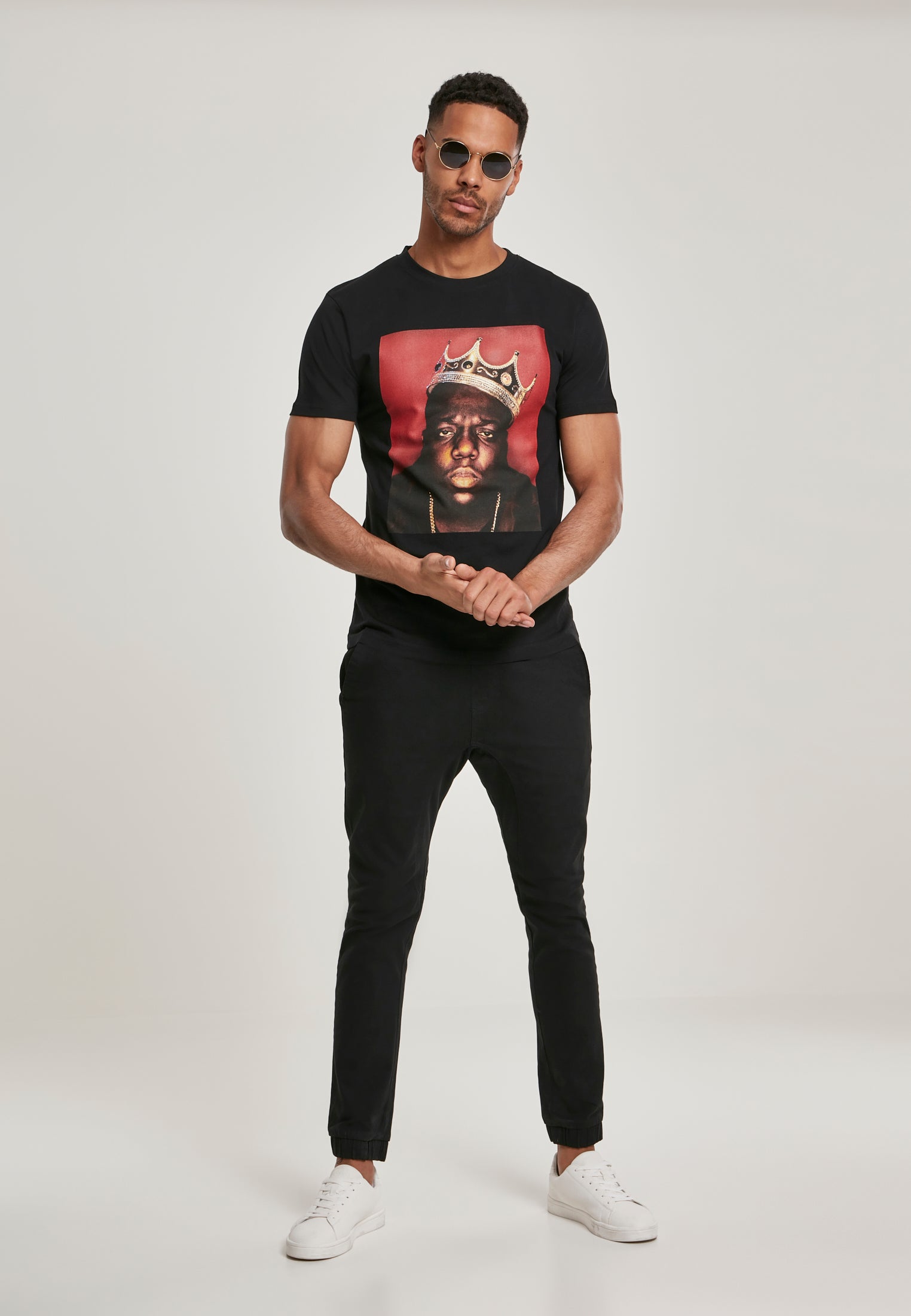 Notorious Big Crown Tee black XXL - workoutbrands.com