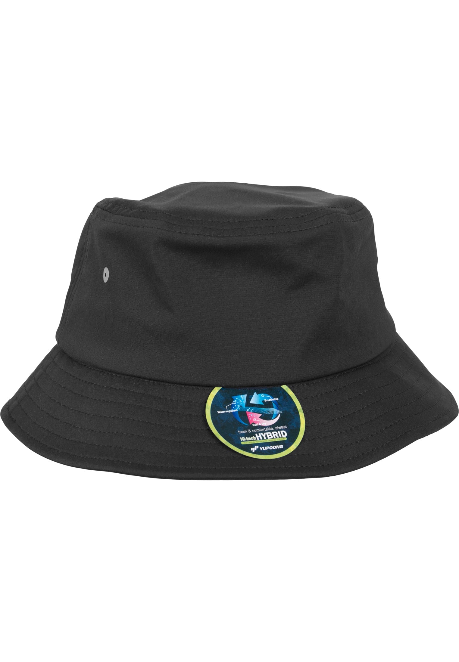 Nylon Bucket Hat Black One Size - workoutbrands.com