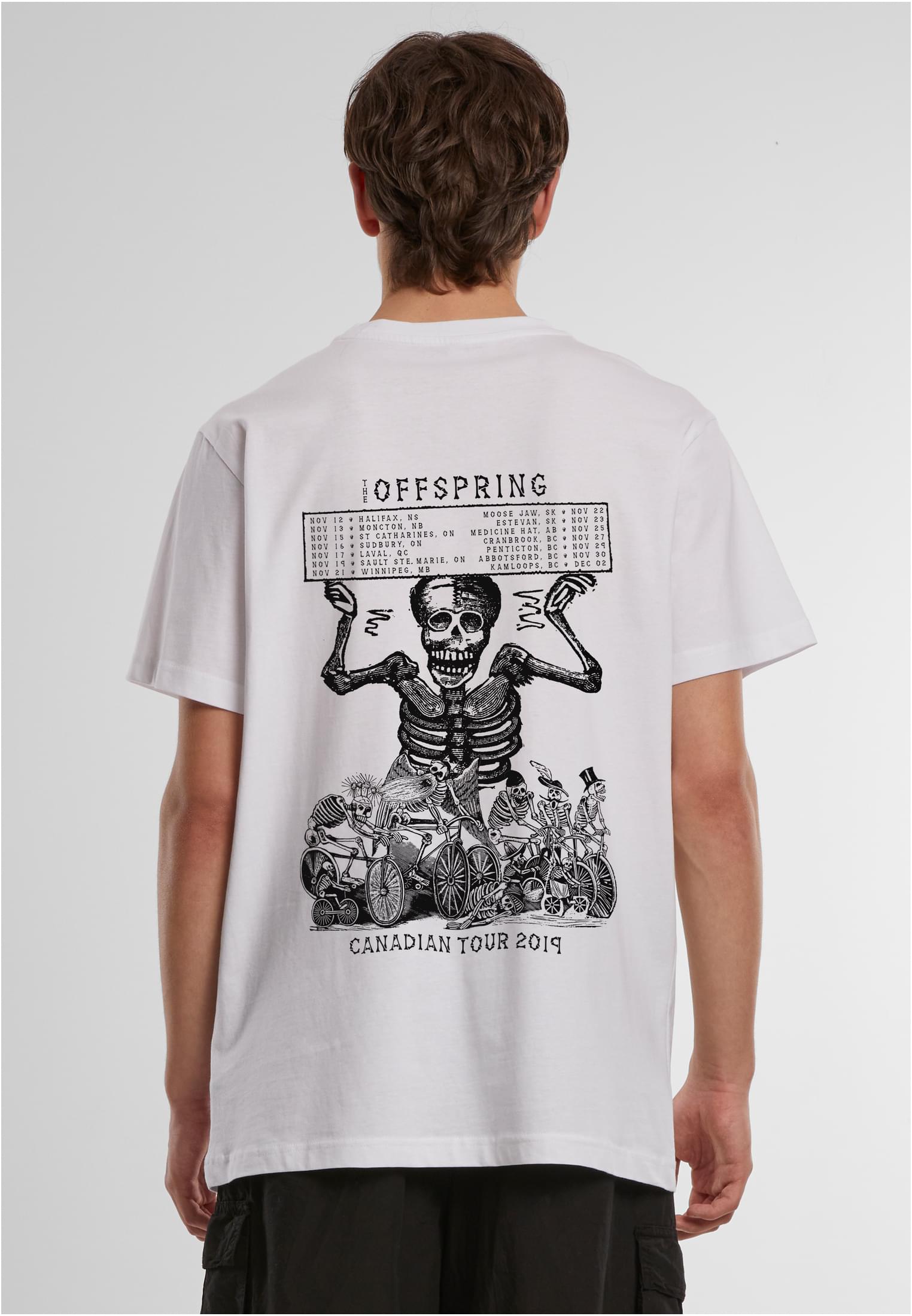 Offspring Canadian Tour Oversize Tee white XXL - workoutbrands.com