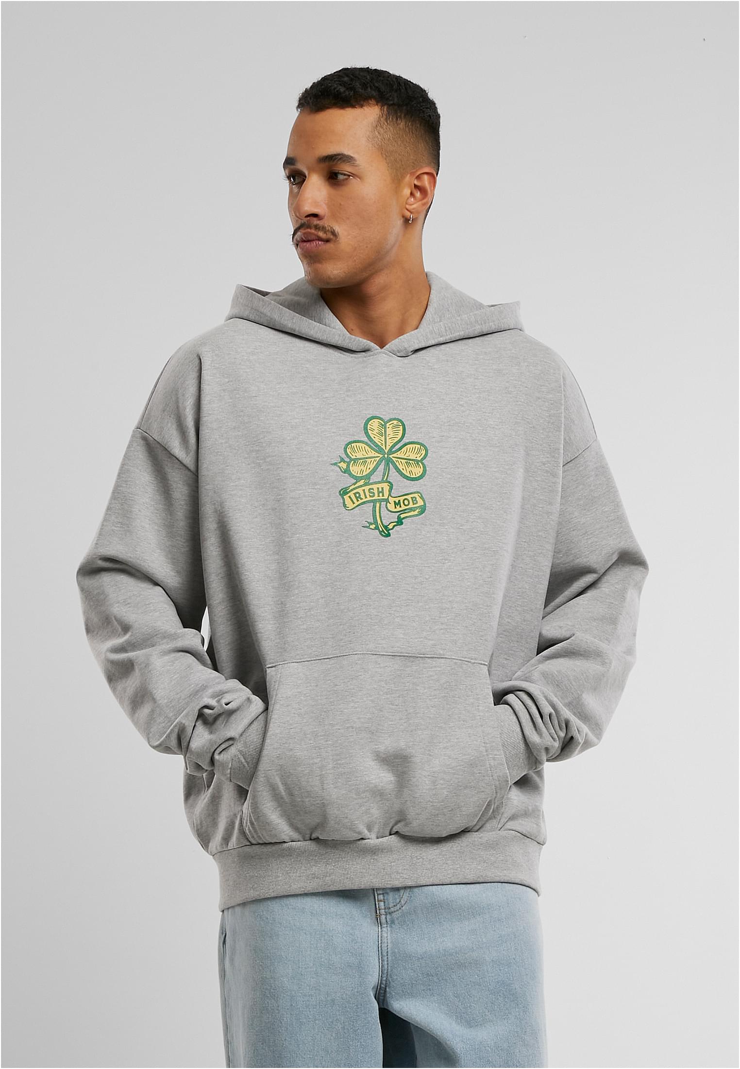 Old Irish Mob Ultraheavy Oversize Hoody grey XXL - workoutbrands.com