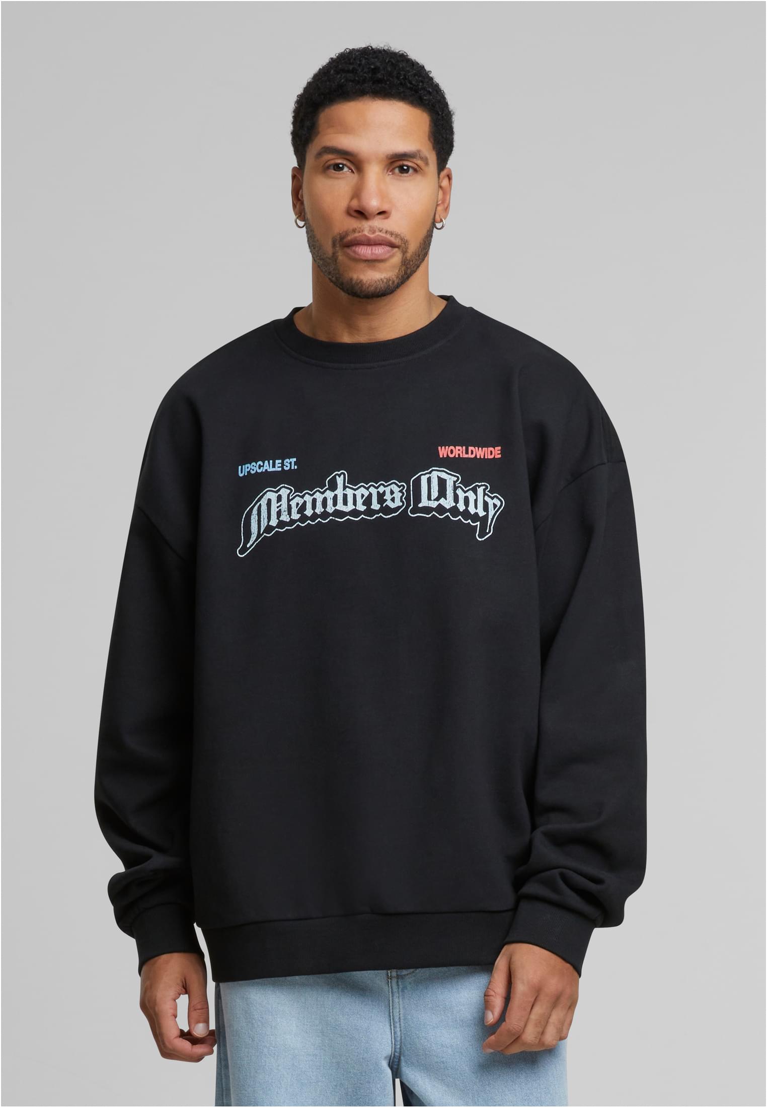 Only Members Oversize Crewneck black XXL - workoutbrands.com