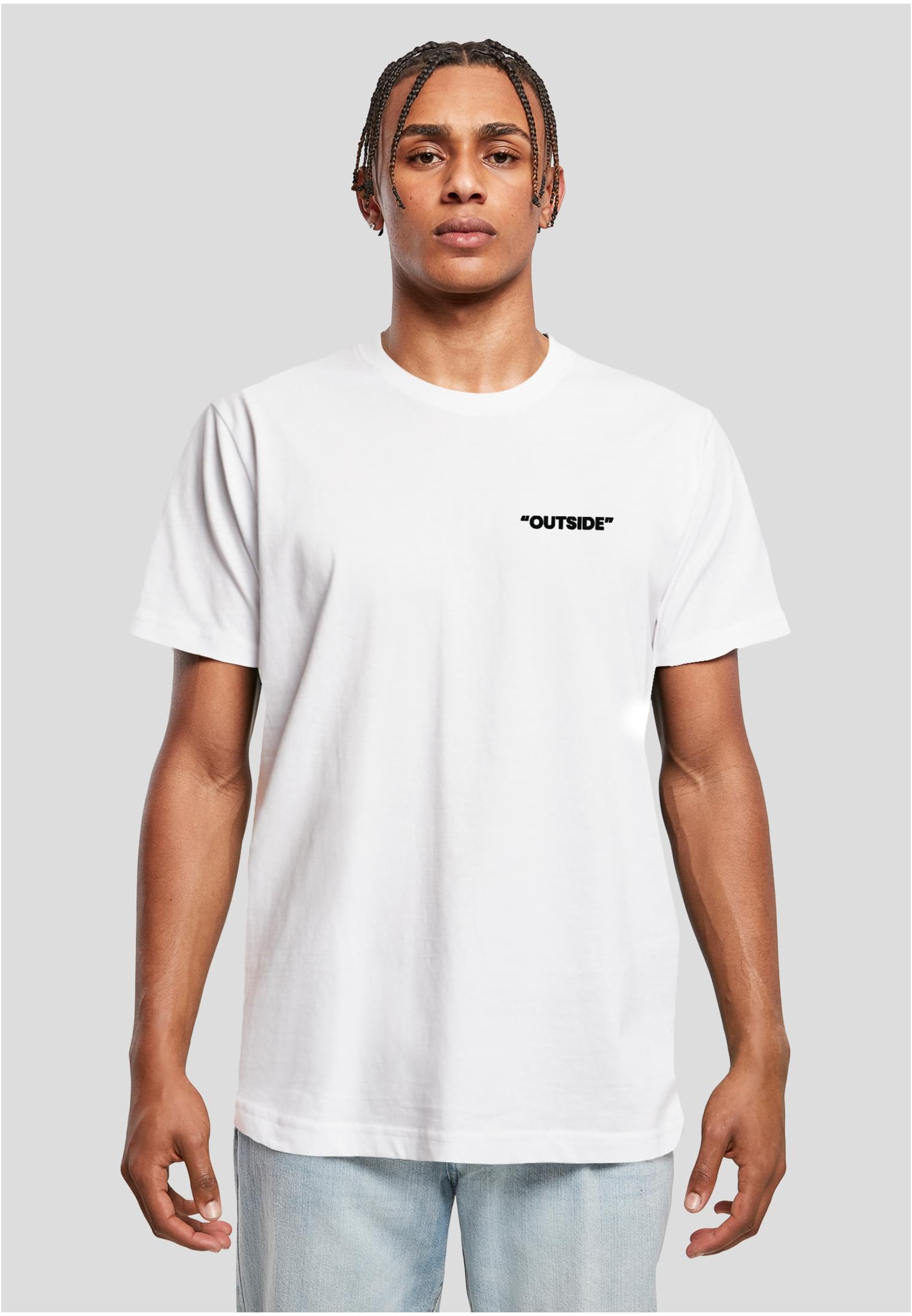 Outside Tee white XXL - workoutbrands.com