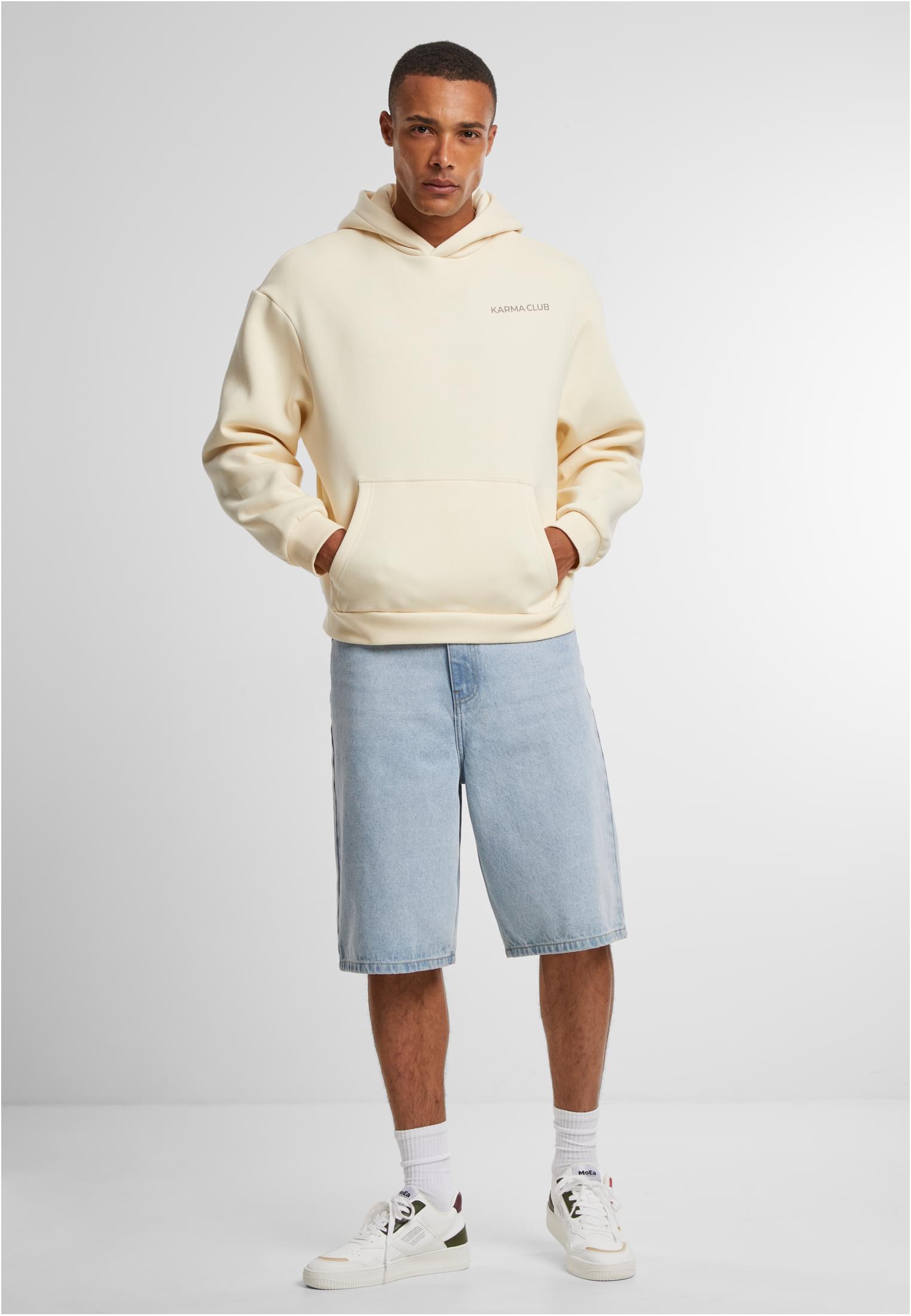 Part Of The Club Fluffy Hoody whitesand XXL - workoutbrands.com