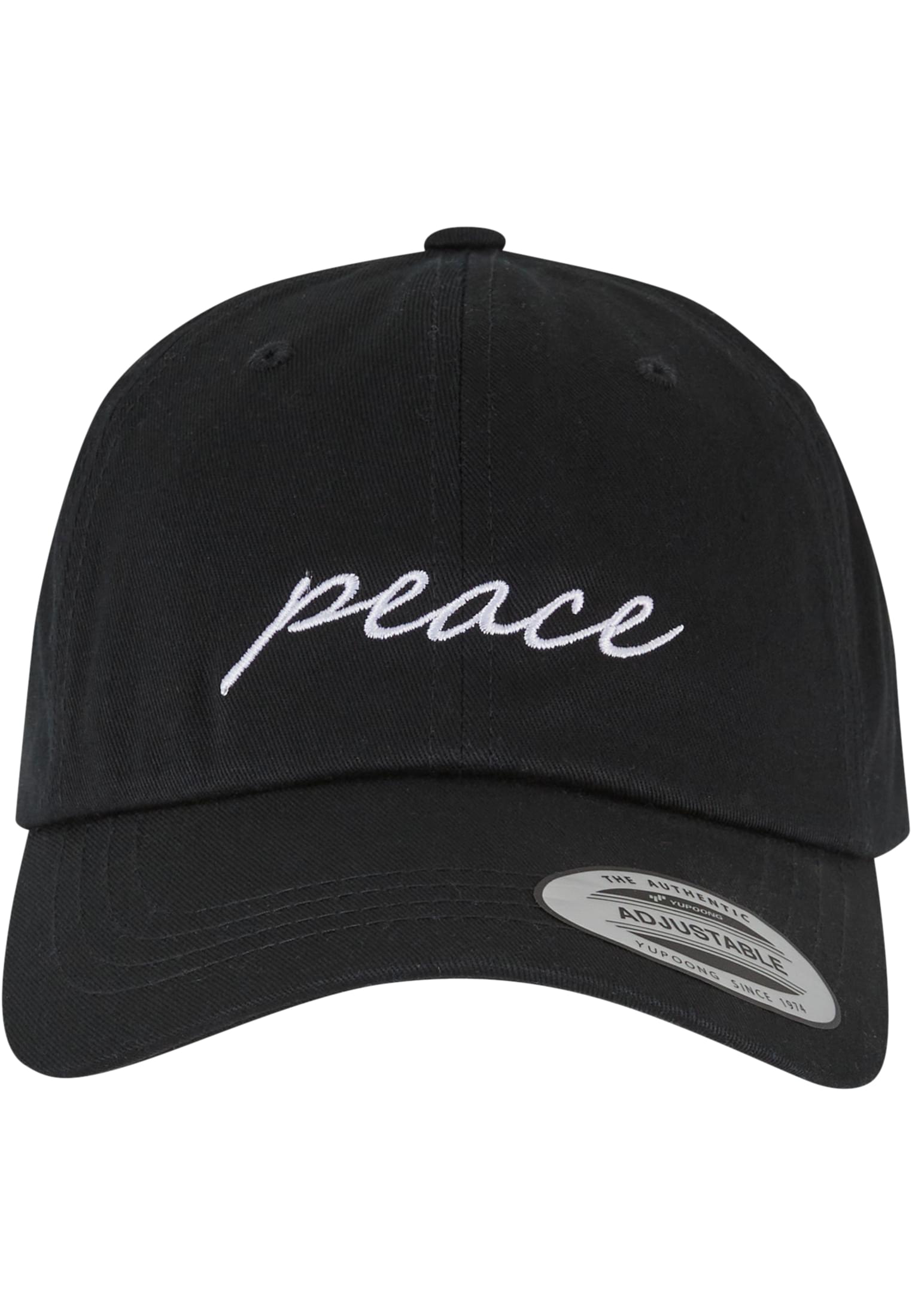 Peace Dad Cap black one size - workoutbrands.com