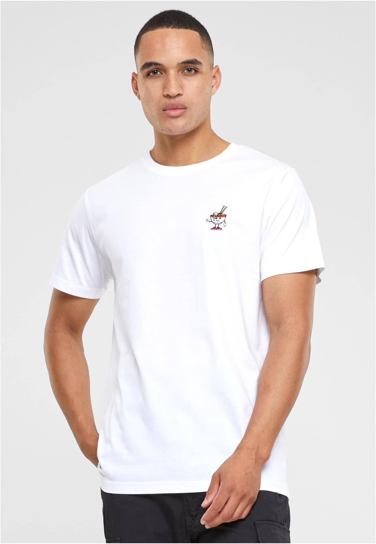 Peace Noodles Tee EMB white XXL - workoutbrands.com