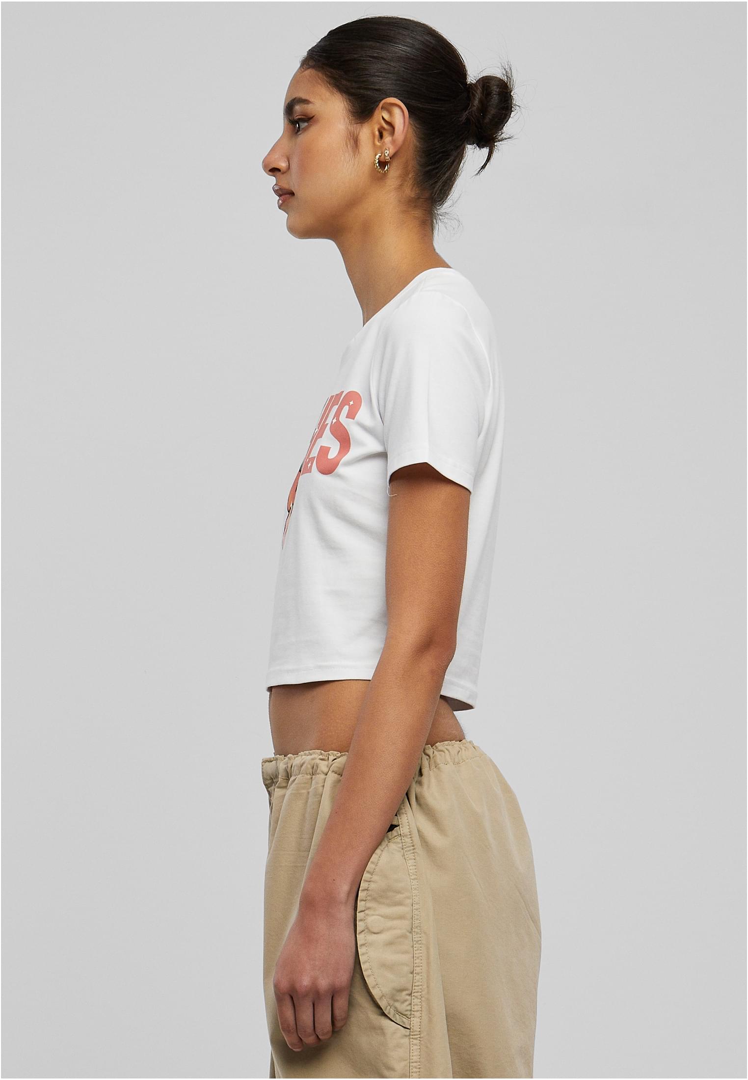 Peaches Cropped Tee white XXL - workoutbrands.com