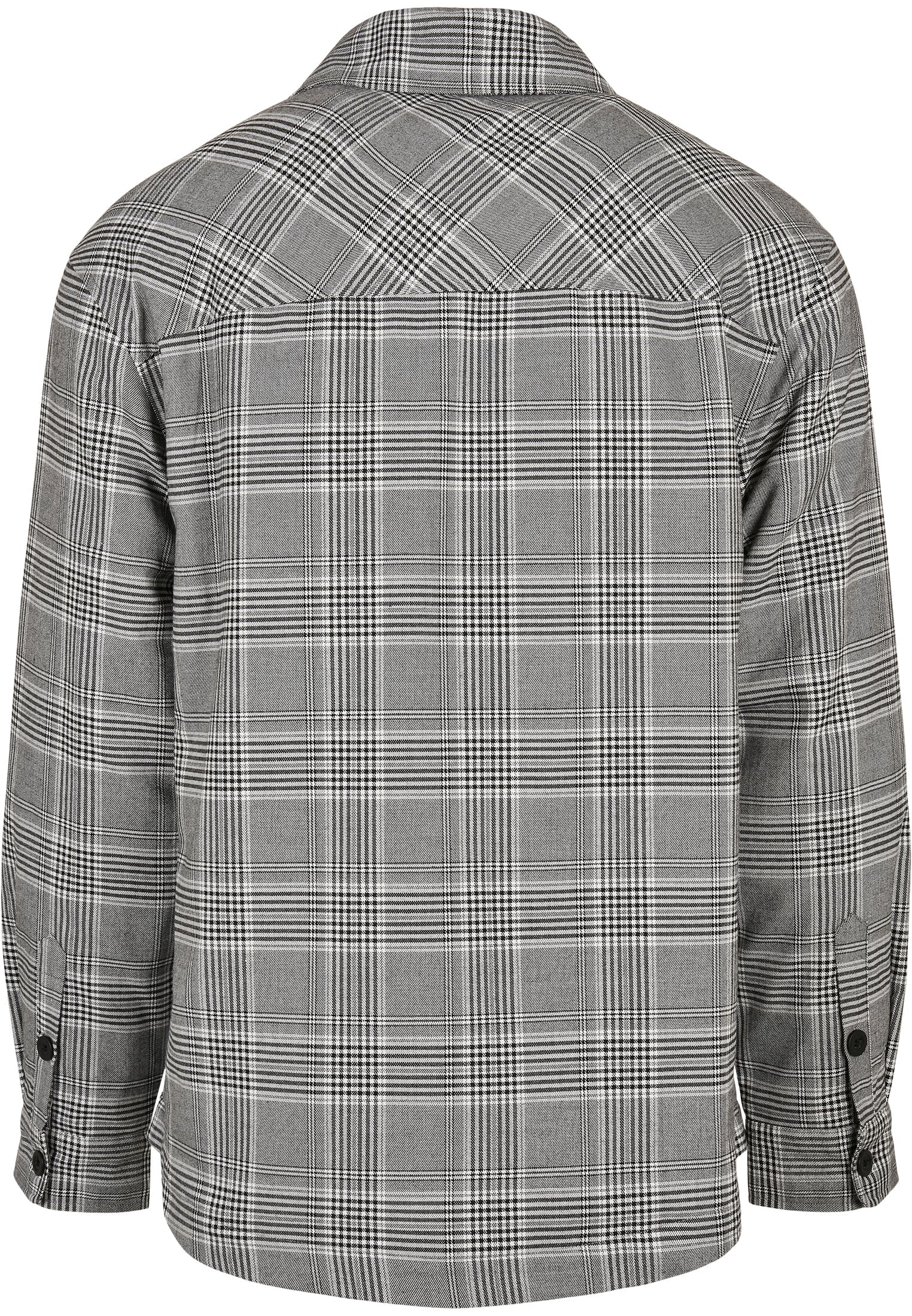 Plaid Out Quilted Shirt Jacket black/white XXL - workoutbrands.com