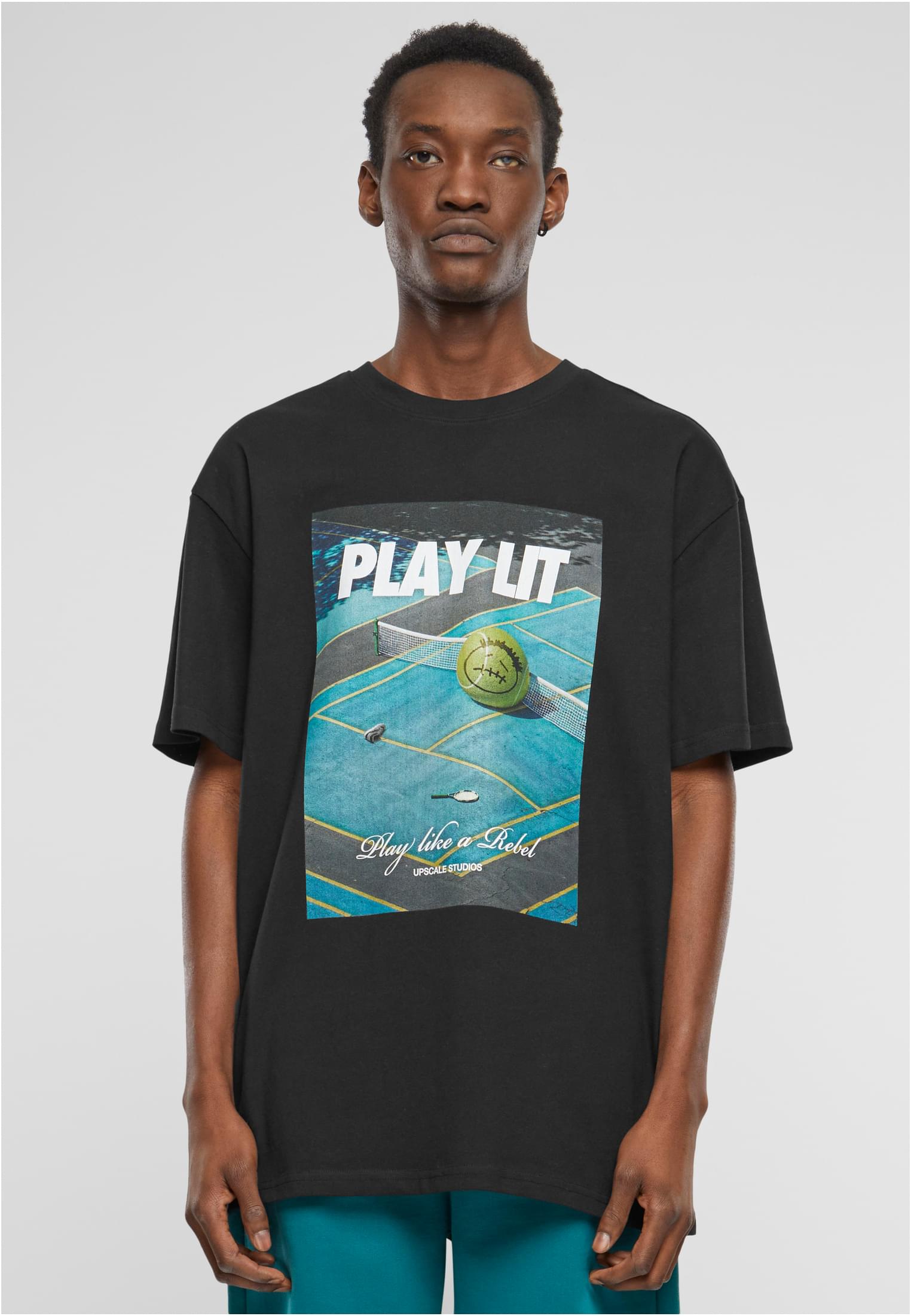PlayLit Heavy Oversize Tee balticblue XXL - workoutbrands.com