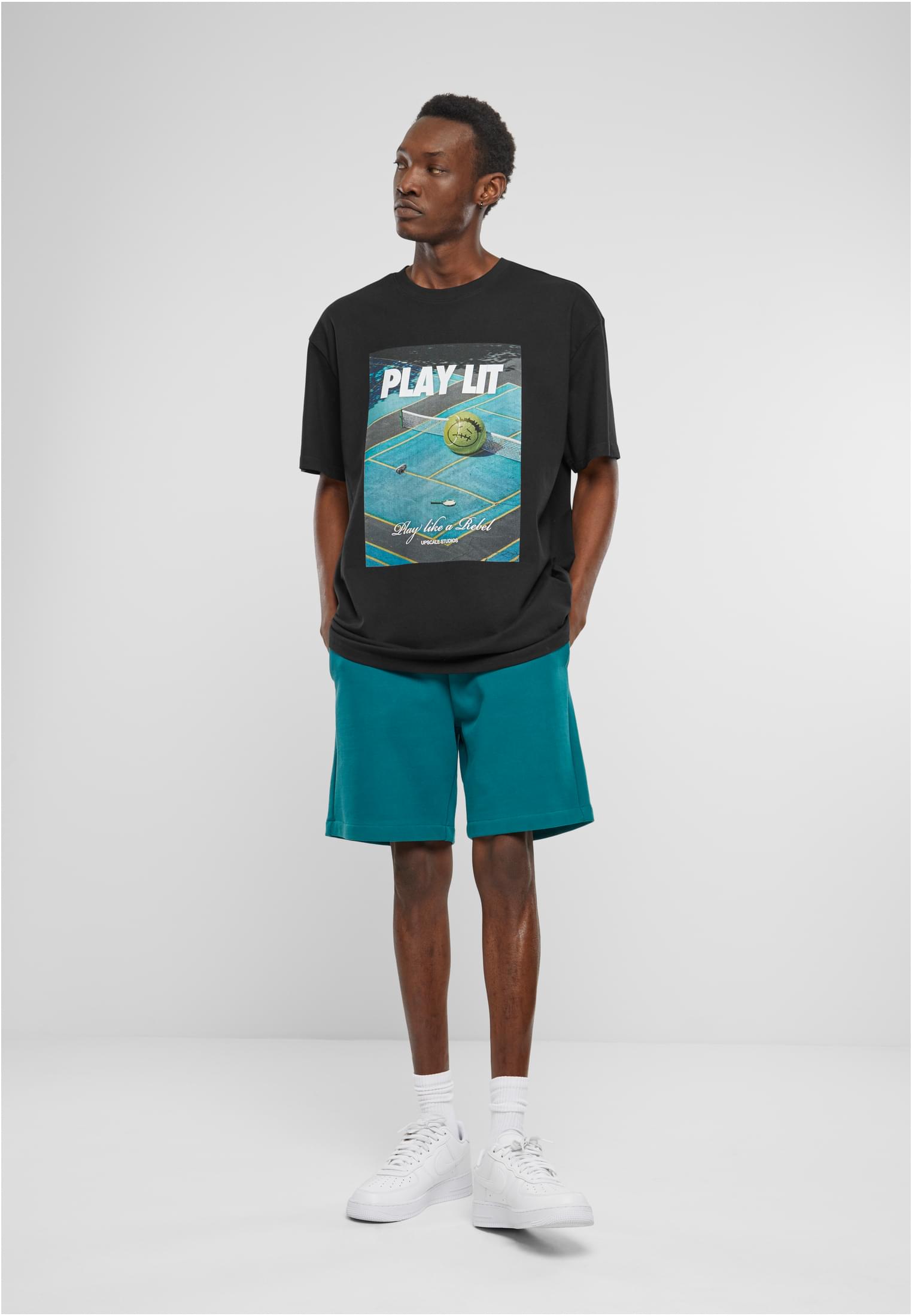 PlayLit Heavy Oversize Tee balticblue XXL - workoutbrands.com