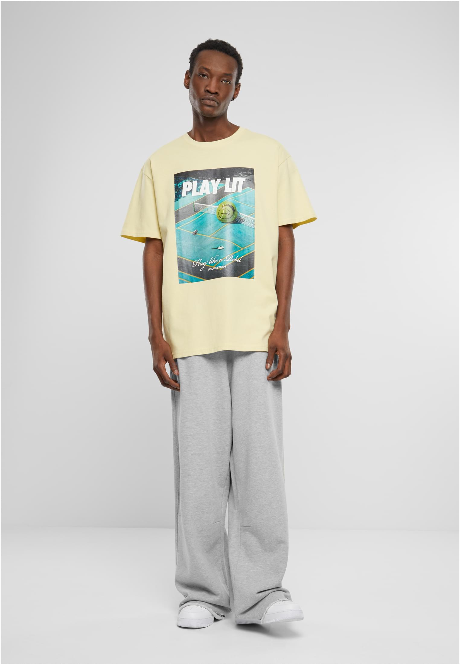 PlayLit Heavy Oversize Tee balticblue XXL - workoutbrands.com