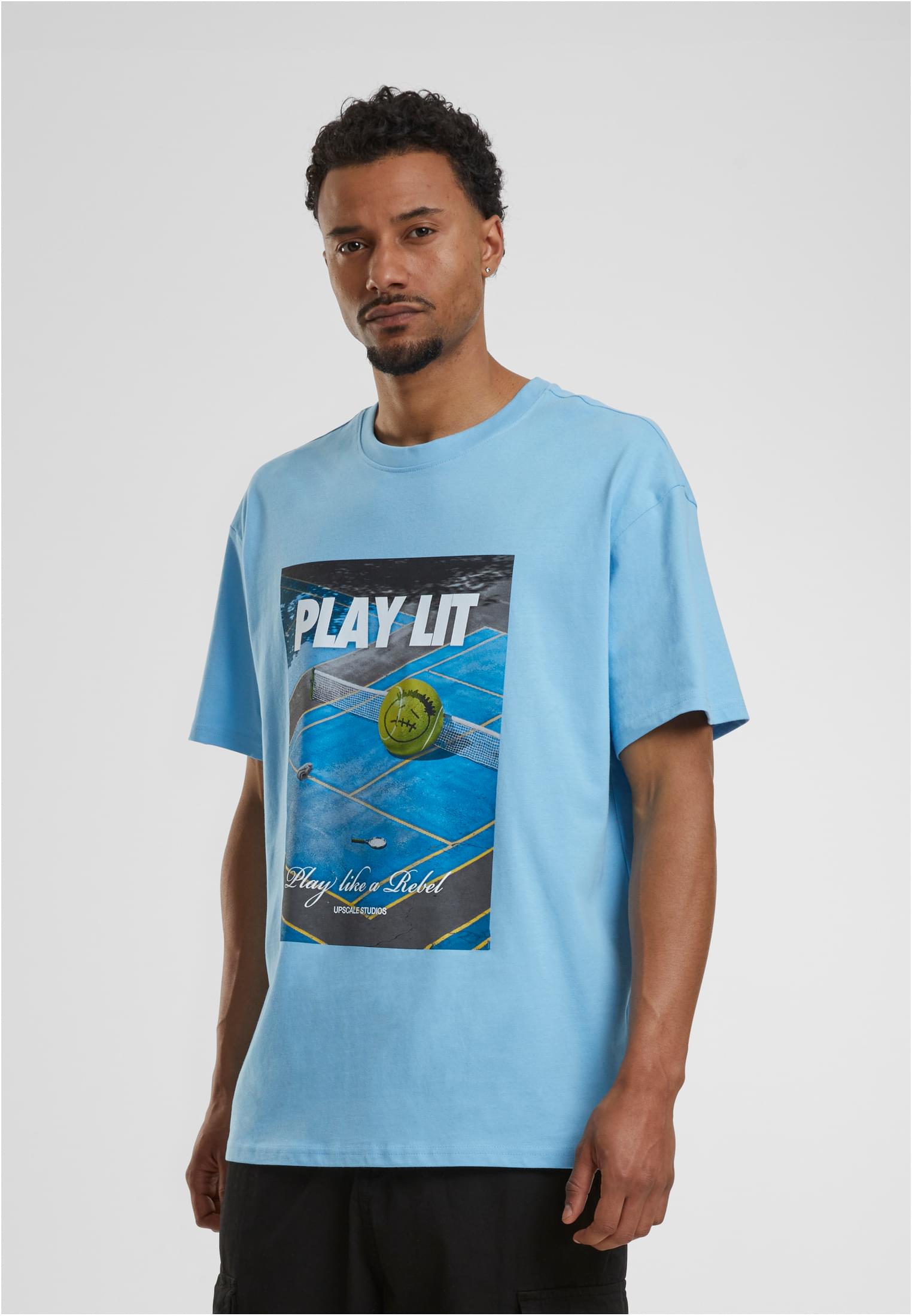 PlayLit Heavy Oversize Tee balticblue XXL - workoutbrands.com