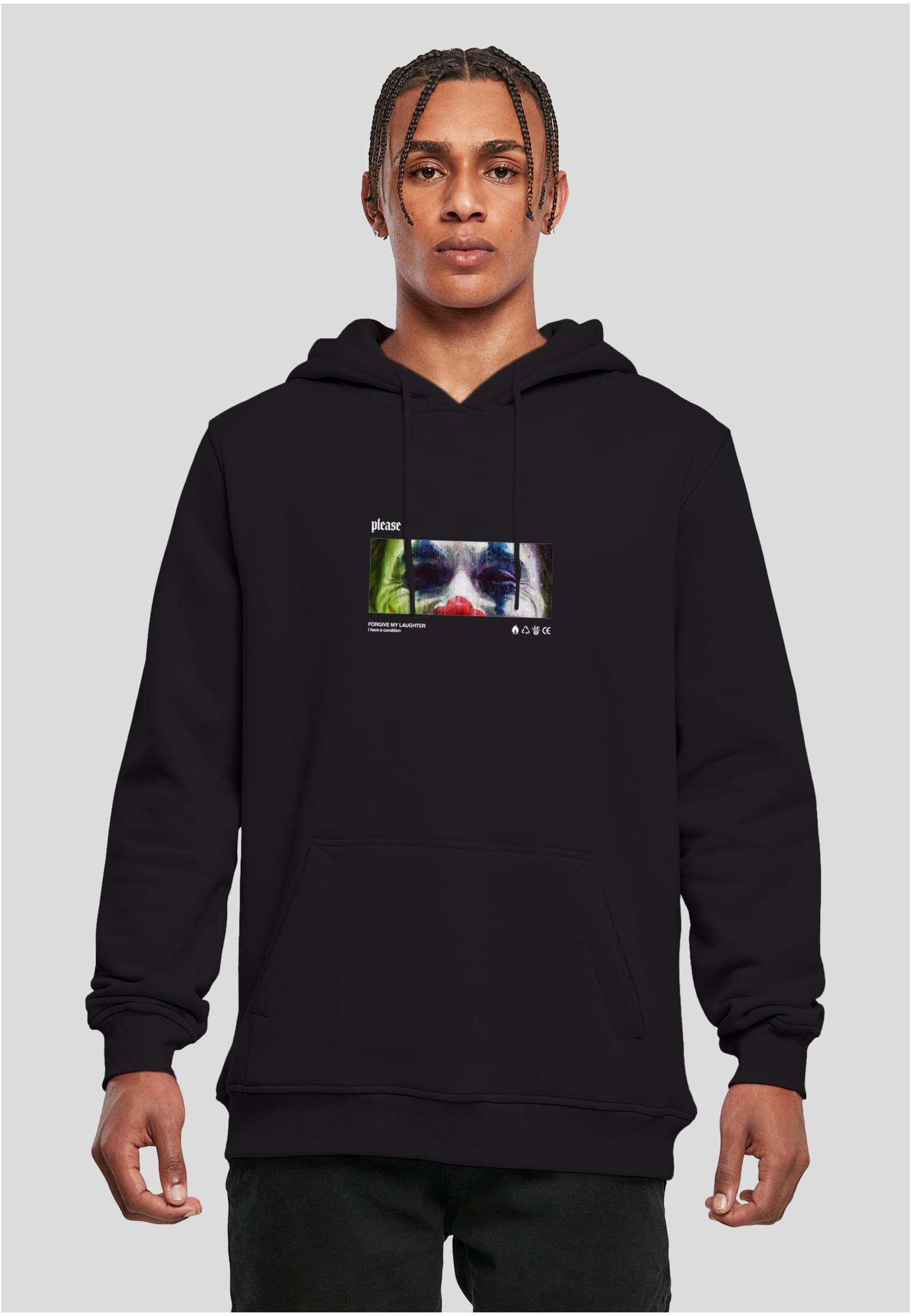 Please Hoody black XXL - workoutbrands.com
