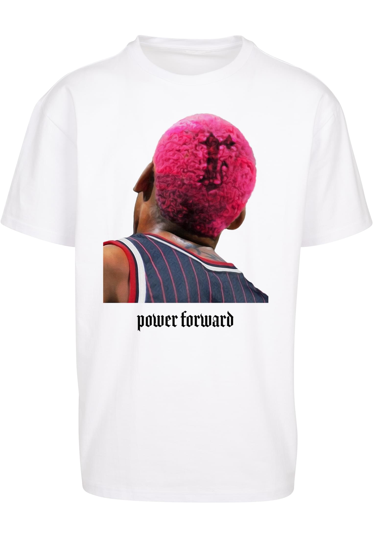 Power Forward Oversize Tee white XXL - workoutbrands.com