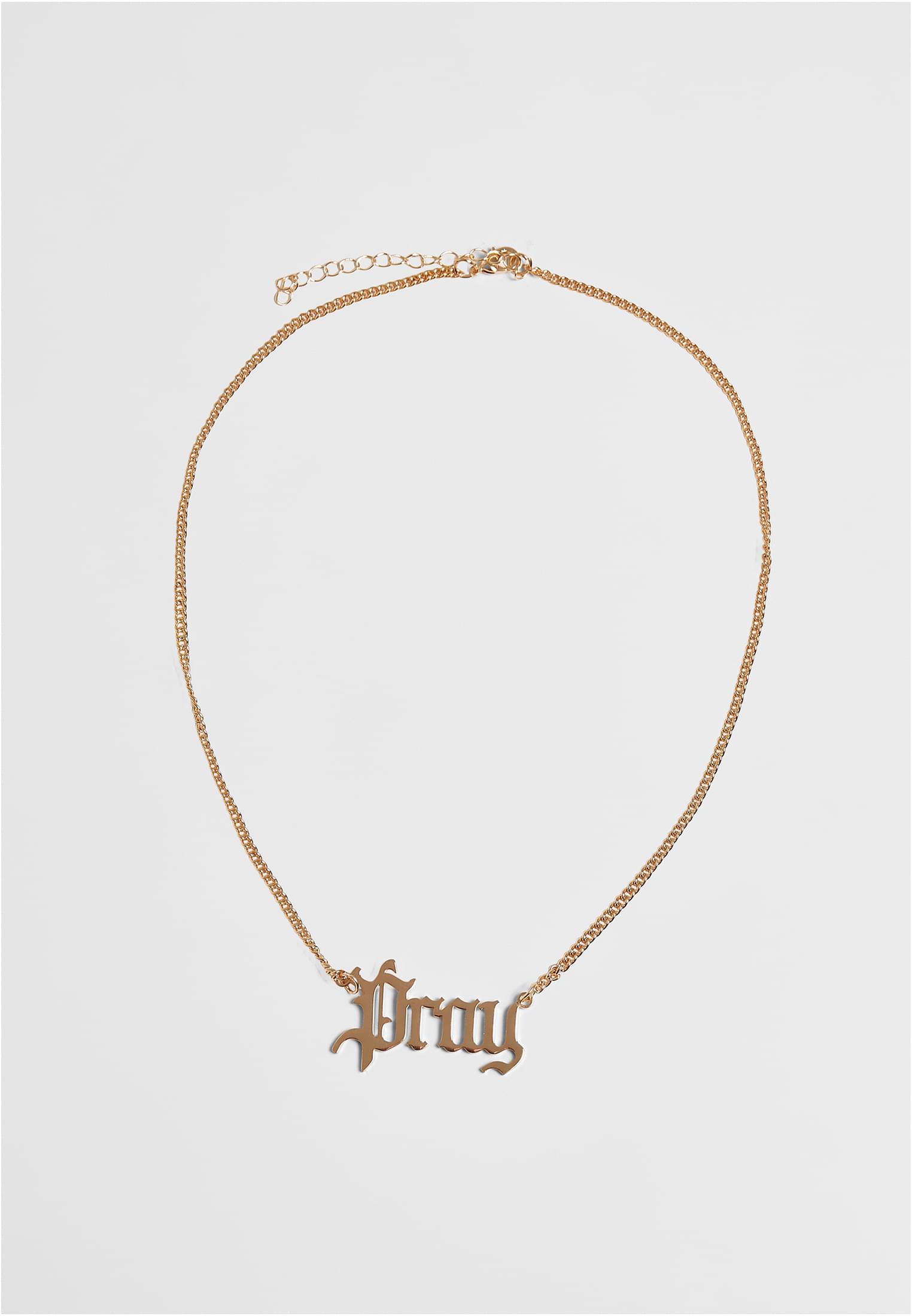 Pray Chunky Necklace gold one size - workoutbrands.com